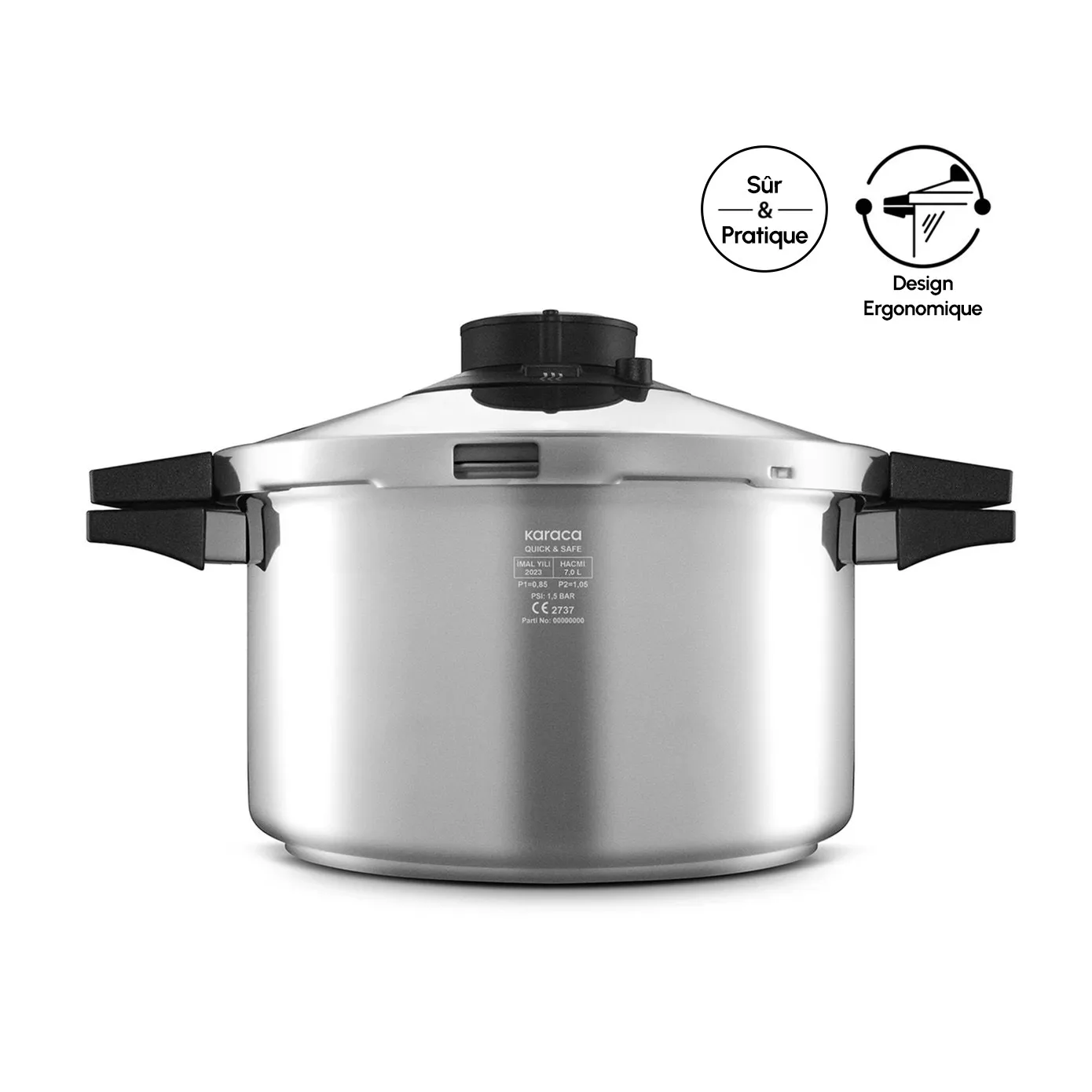 Autocuiseur Karaca Quick and Safe, 7 litres - Image 2