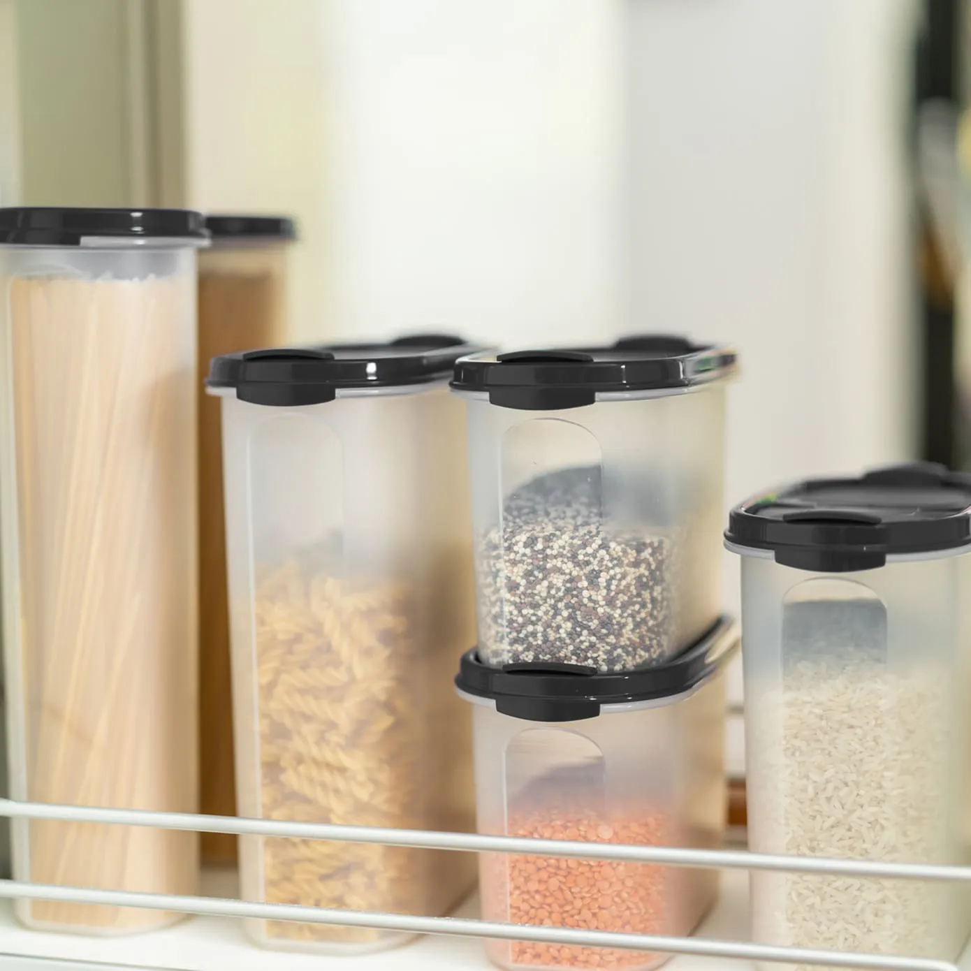 Boîte de rangement Tupperware Ovale pour aliments secs, 1700 ml - Image 5