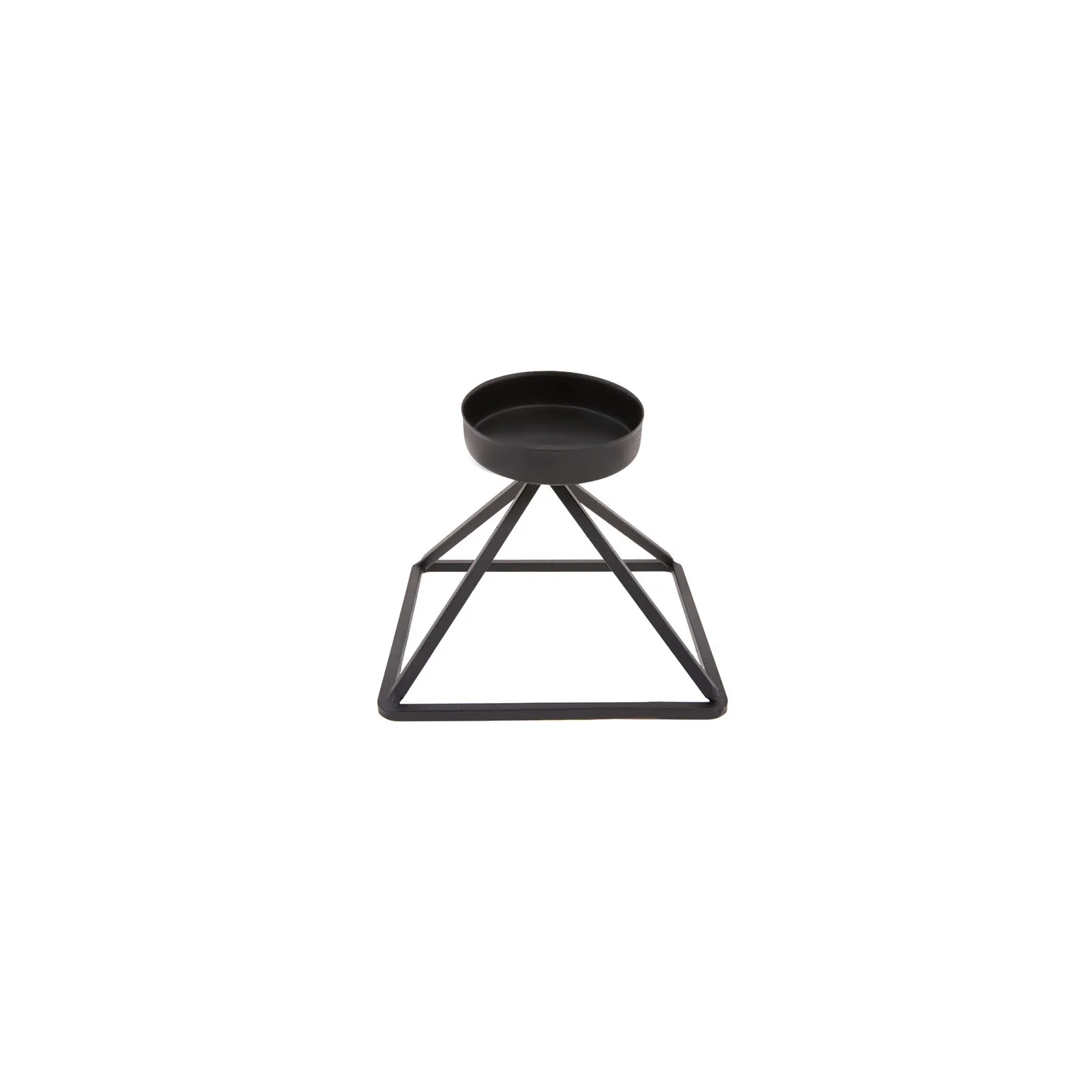 Bougeoir Géométrie Karaca Home 13x13cm, noir - Image 7