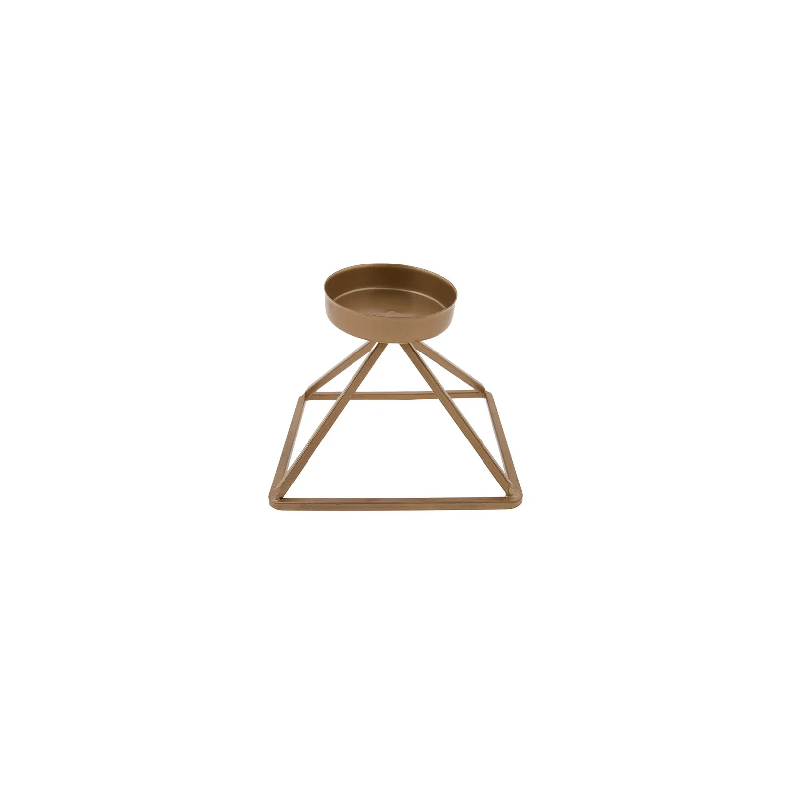 Bougeoir Karaca Home Geometri or, 13x13cm - Image 3
