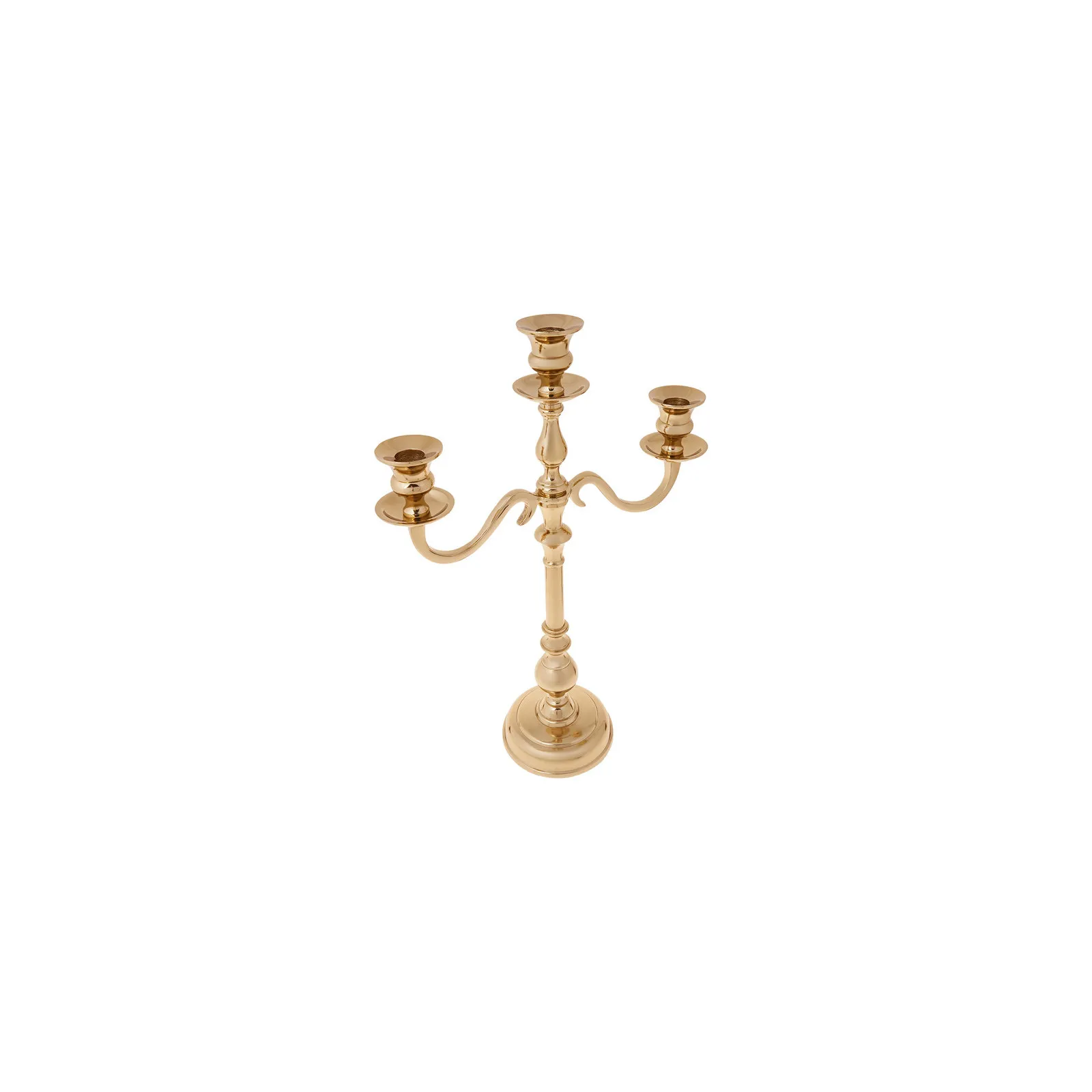 Bougeoir Karaca Jolie, 3 pièces, Or, 22,5 cm - Image 6