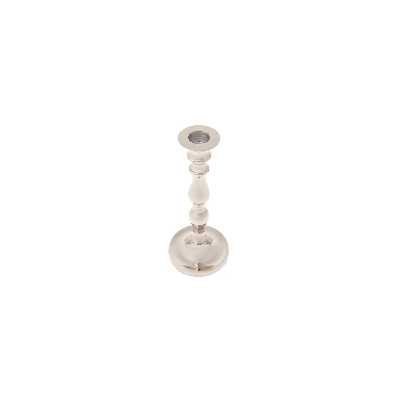 Bougeoir Karaca Lara 2 pièces, argent, 22,75 cm - Image 4