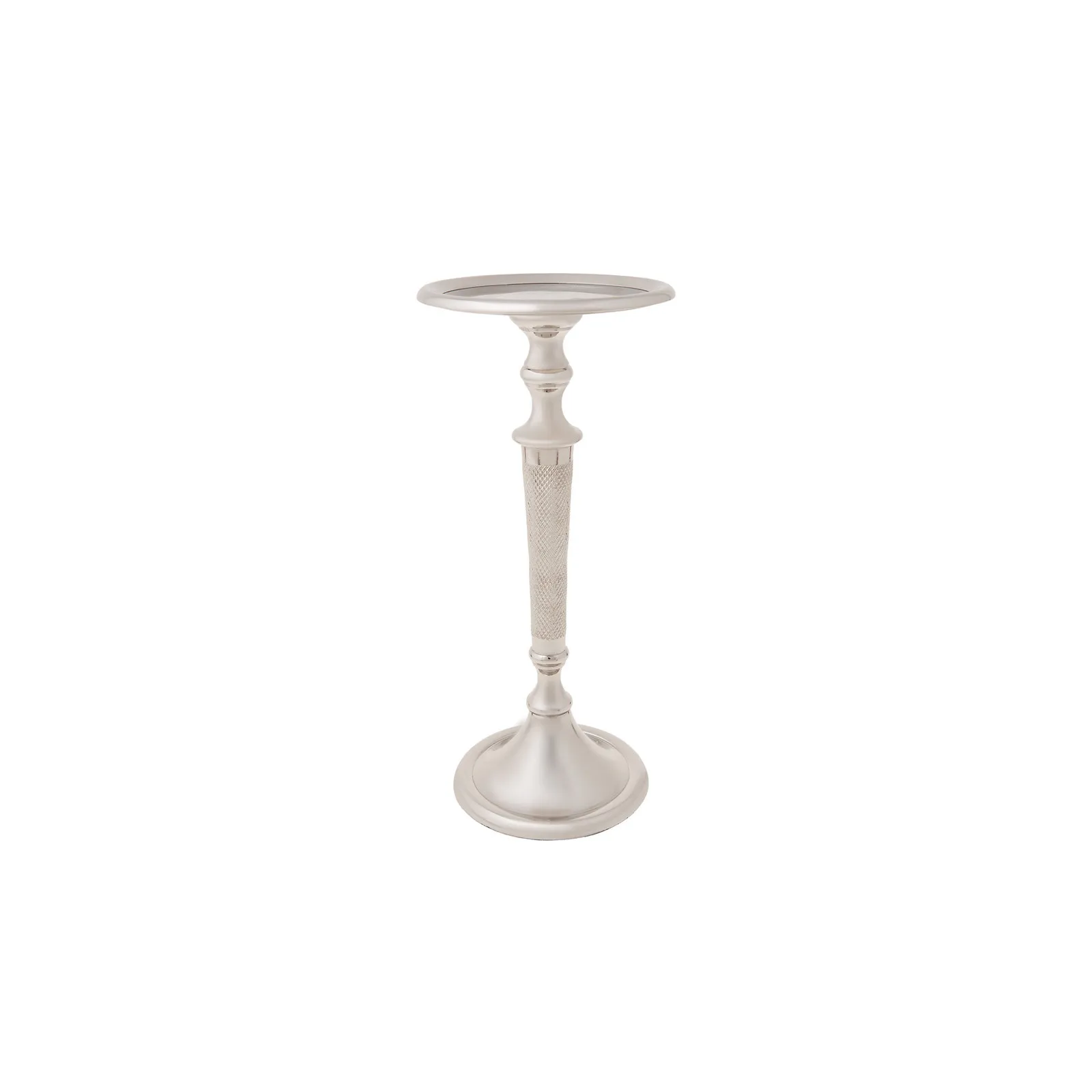 Bougeoir Karaca Victoria argent, 21,5x10 cm - Image 3