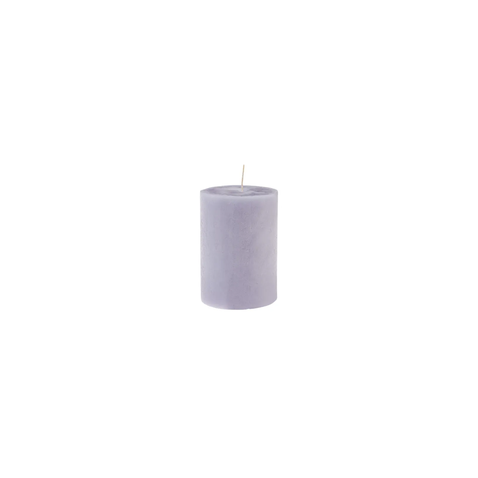Bougie cylindrique Karaca, 6,5 x 10 cm, gris