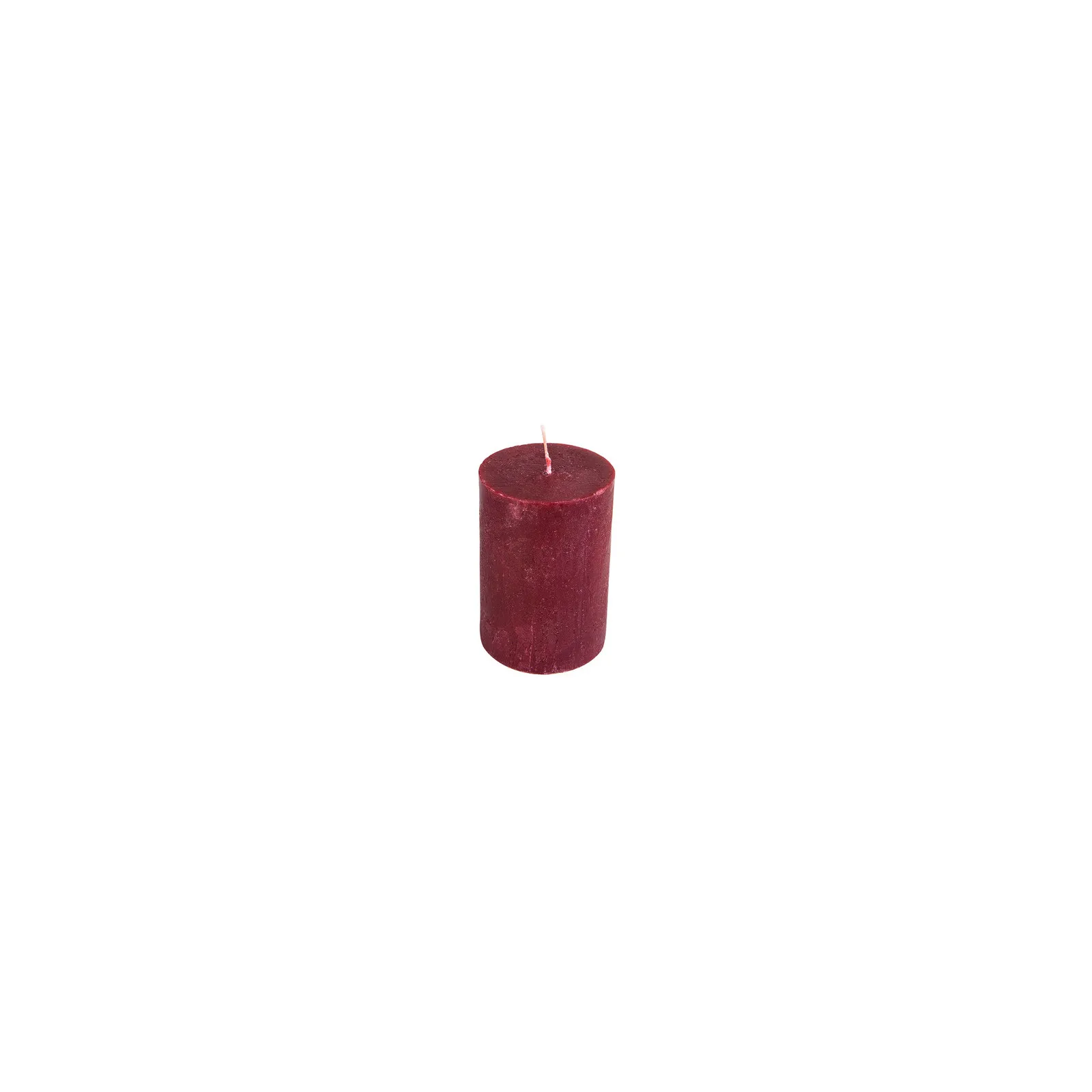 Bougie Karaca bordeaux, 6,5x10 cm, cylindre - Image 2