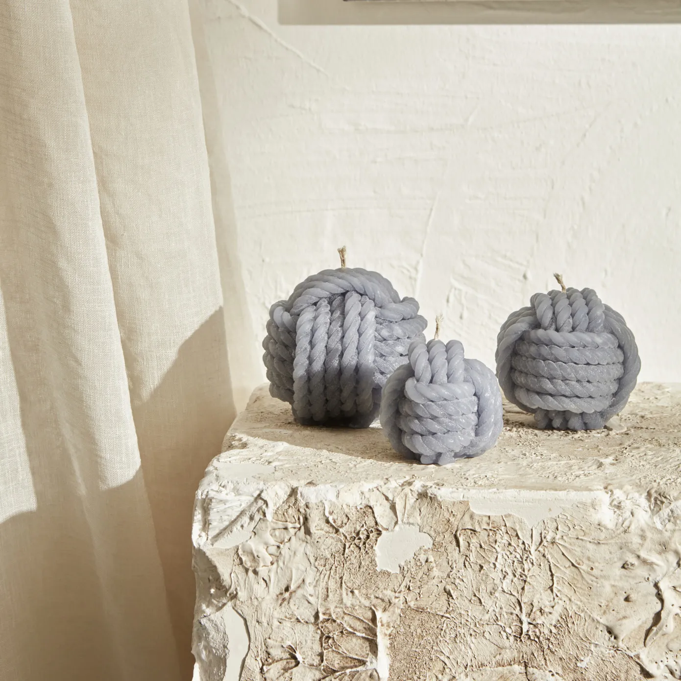 Bougie Karaca Home Rope, gris, 8 cm - Image 3