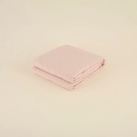 Breezy – Jeté de lit rose poudré 160 x 240 cm - Image 5
