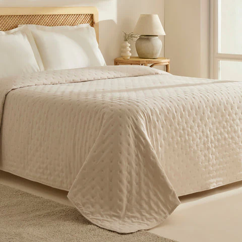 Breezy, Couvre-lit, Beige - Image 3