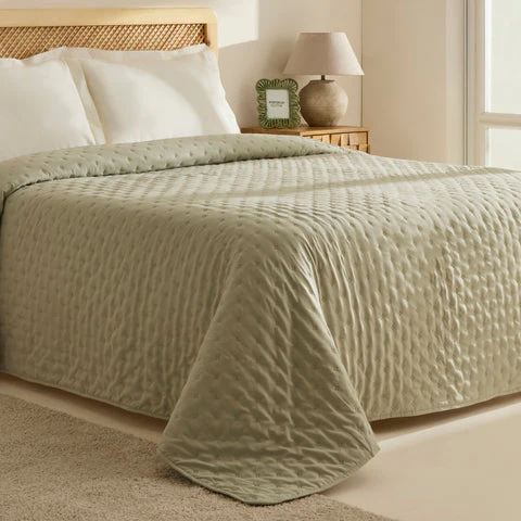 Breezy, Couvre-lit, Double, Vert - Image 3