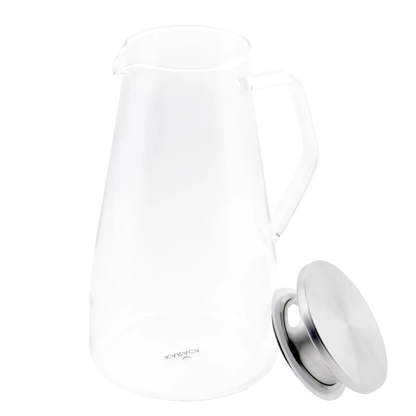 Carafe à eau Karaca en verre borosilicate et acier inoxydable, 1 700 ml - Image 10