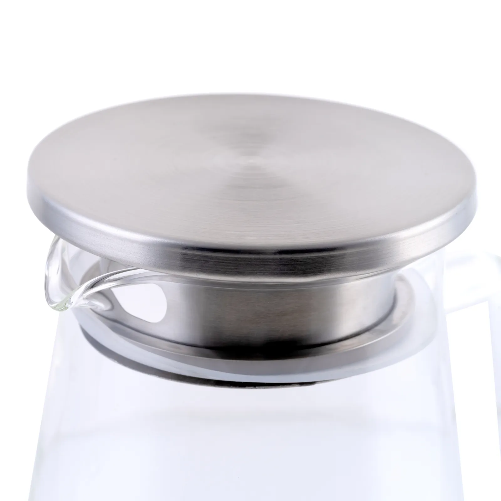 Carafe à eau Karaca en verre borosilicate et acier inoxydable, 1 700 ml - Image 6