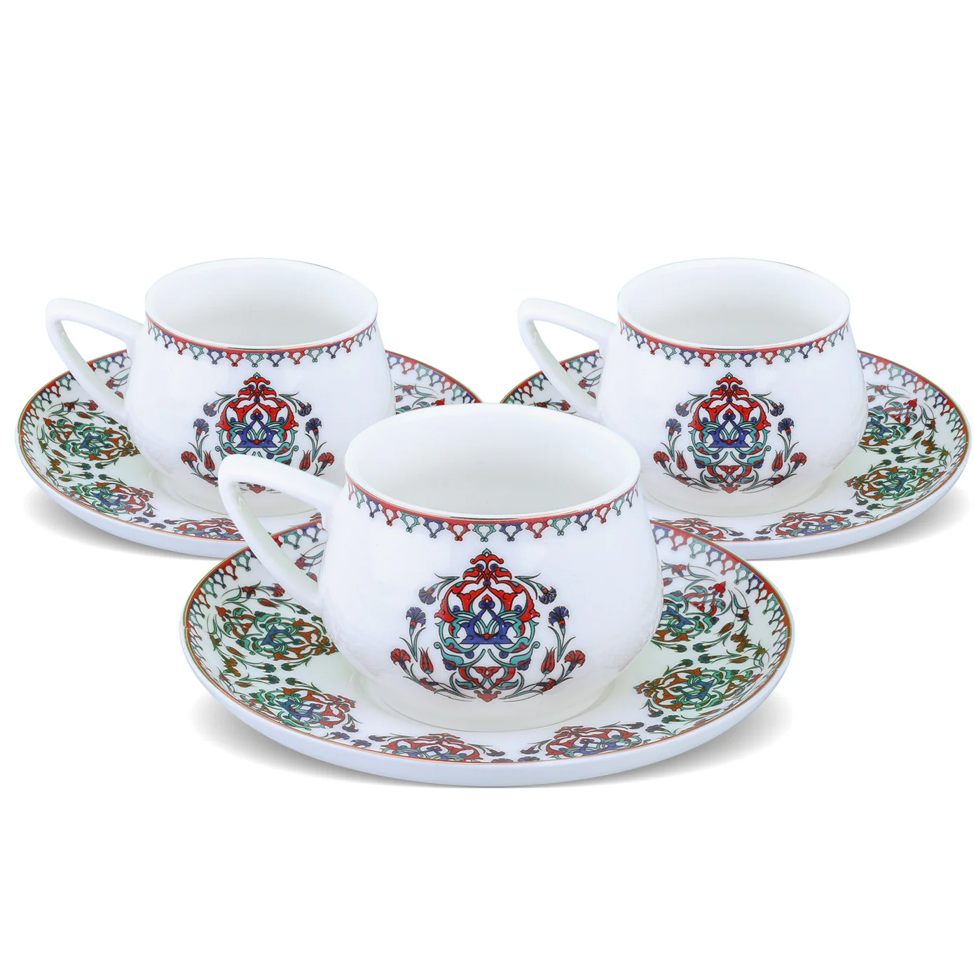 Coffret de tasses à café Karaca Nakkaş pour 6 personnes, 100 ml - Image 11