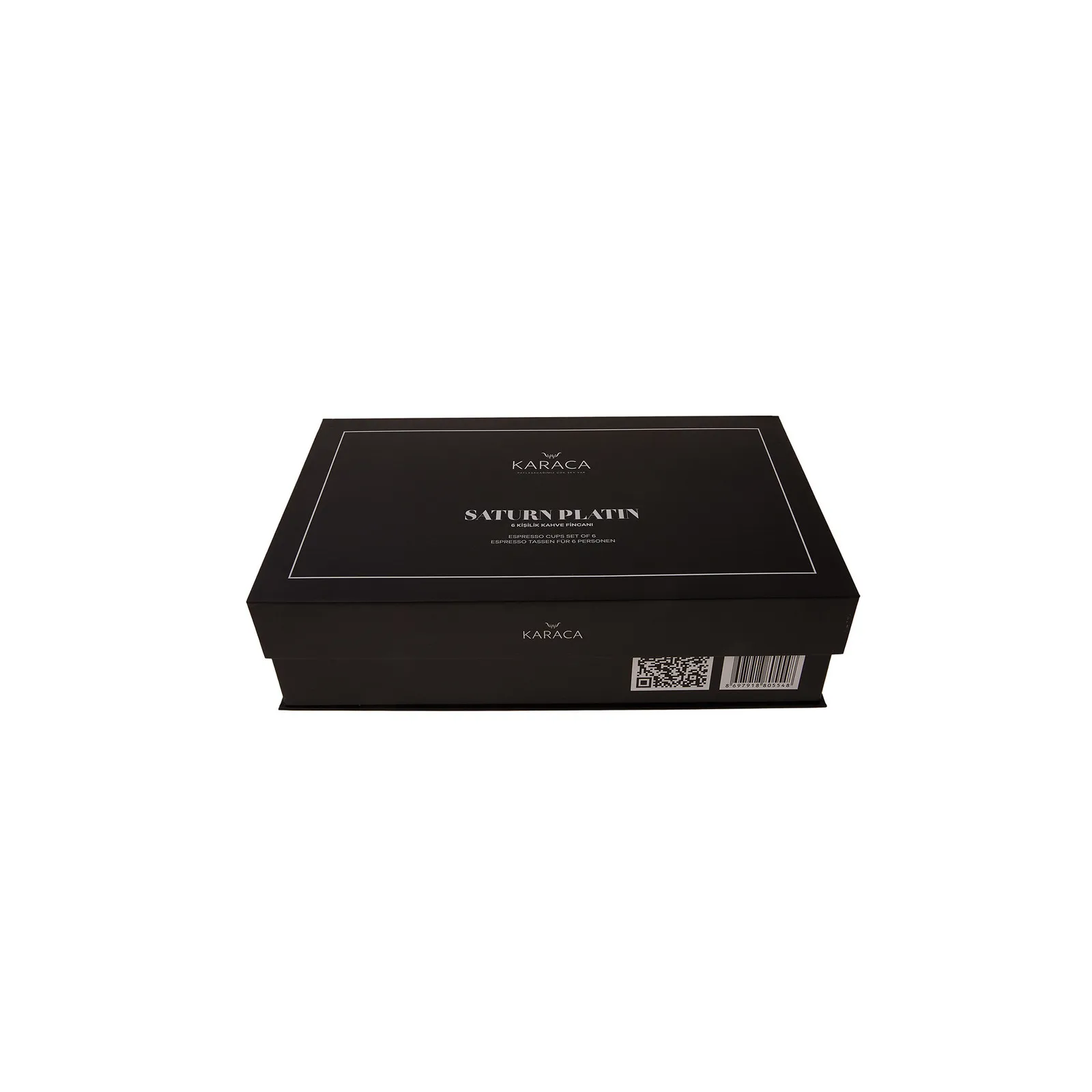 Coffret de tasses à café Karaca Streamline Saturn Platinum pour 6 personnes - Image 6