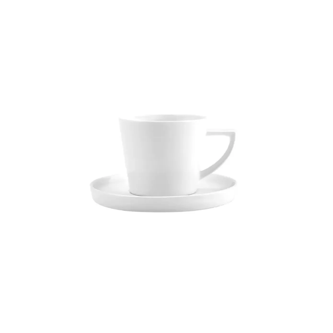 Coffret de tasses à thé et soucoupes Karaca Salvare pour 6 personnes, 12 pièces, New Generation Bone, 260 ml, blanc - Image 4