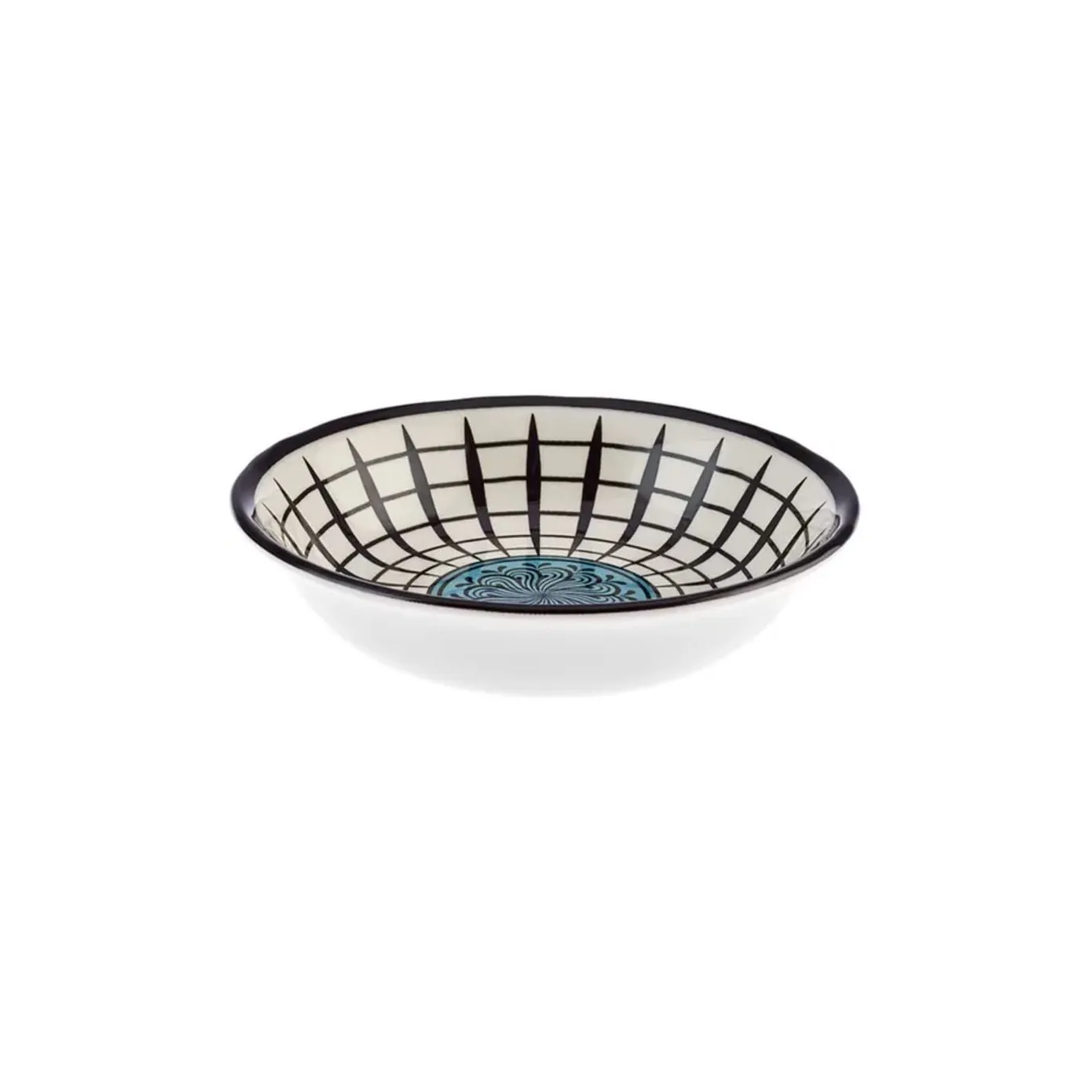 Coupelle à gâteaux apéritifs Karaca gamme Paye Selcuklu, 14 cm, bleu