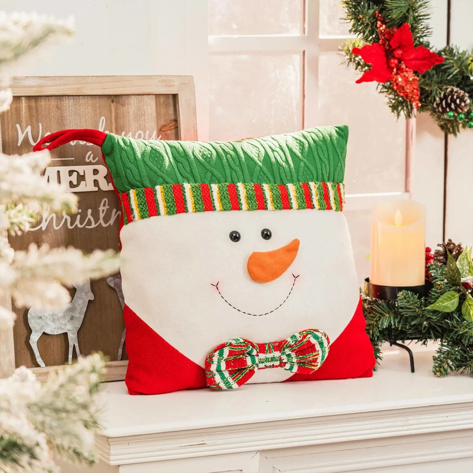 Coussin décoratif Karaca Home Bonhomme de neige - Image 5