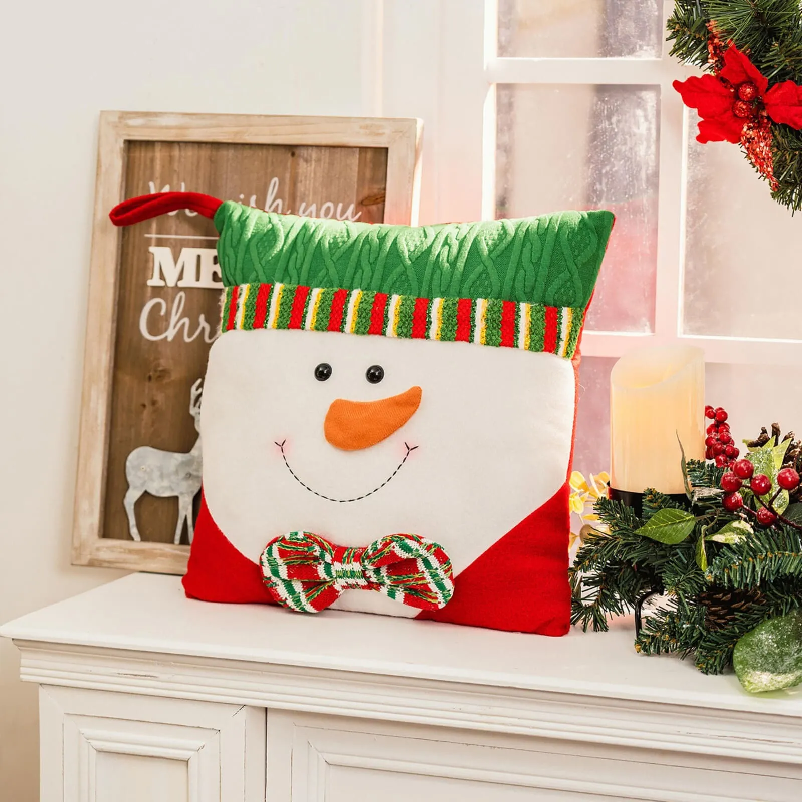 Coussin décoratif Karaca Home Bonhomme de neige - Image 6