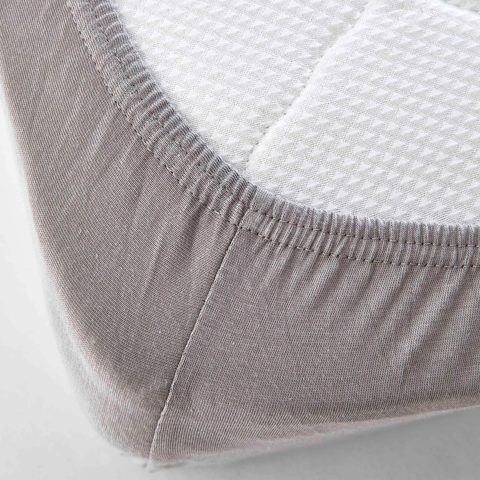 Drap-housse Karaca Home Jersey gris, 70x140 cm + 20 cm, Certifié Oeko-Tex - Image 2