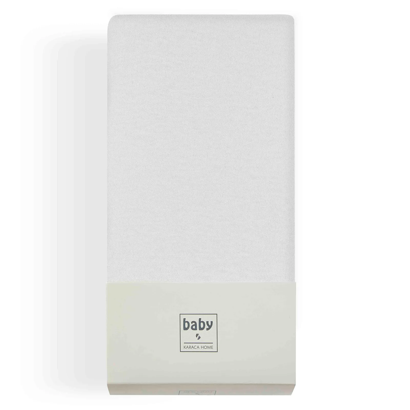 Drap-housse Karaca Home Jersey White 70x140 cm + 20 cm Oeko-Tex Certifié - Image 4