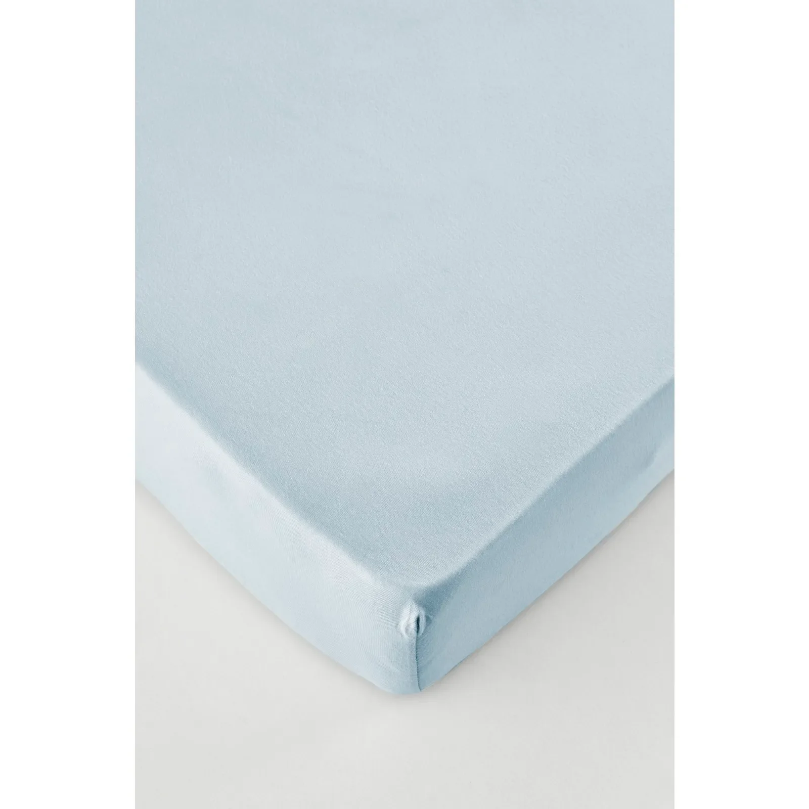 Draps-housse Karaca Home Jersey bleu clair, 200x200 cm, certifié Oeko-Tex - Image 2
