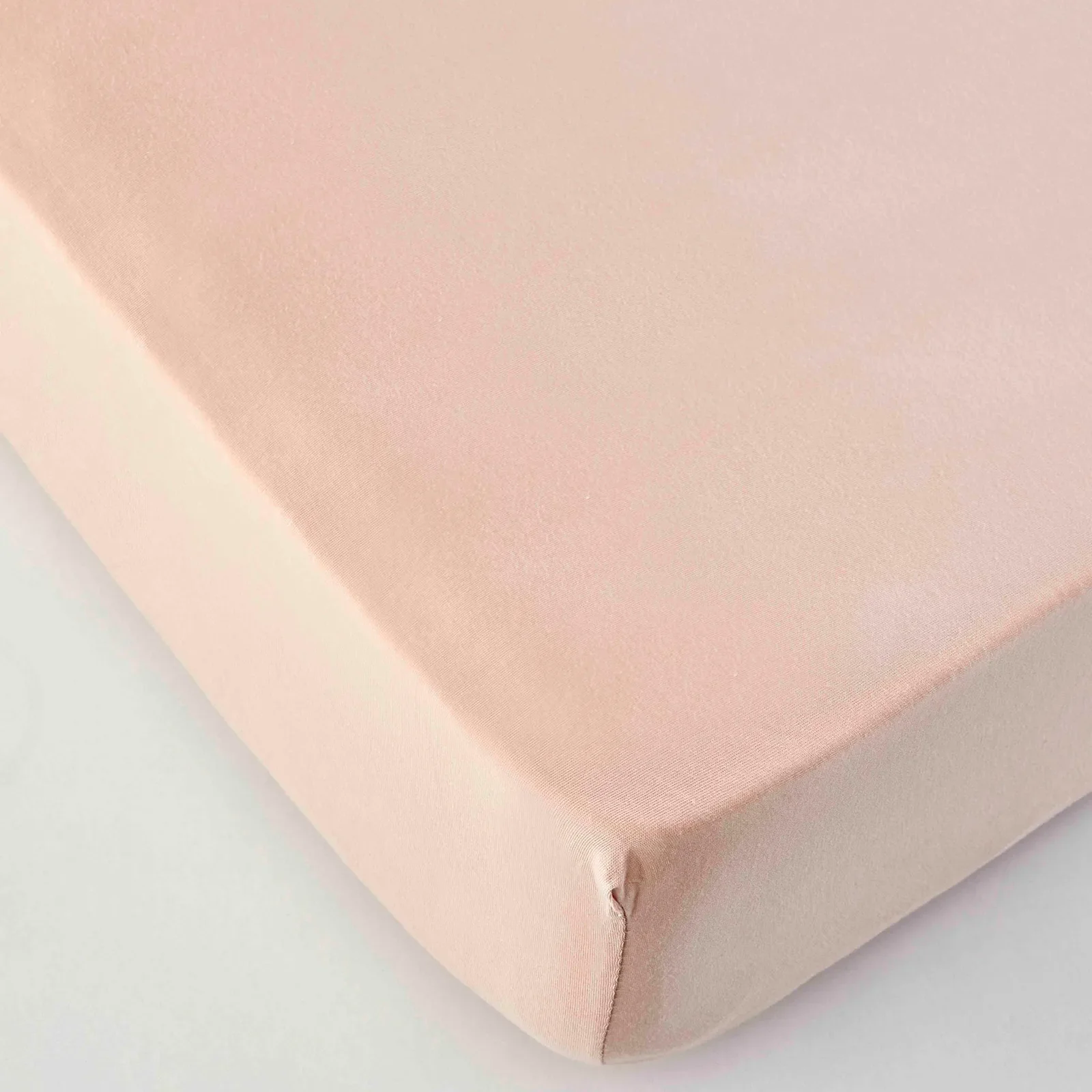 Draps-housse Karaca Home Jersey couleur saumon, 120x200 cm + 30 cm, certifié Oeko-Tex - Image 2