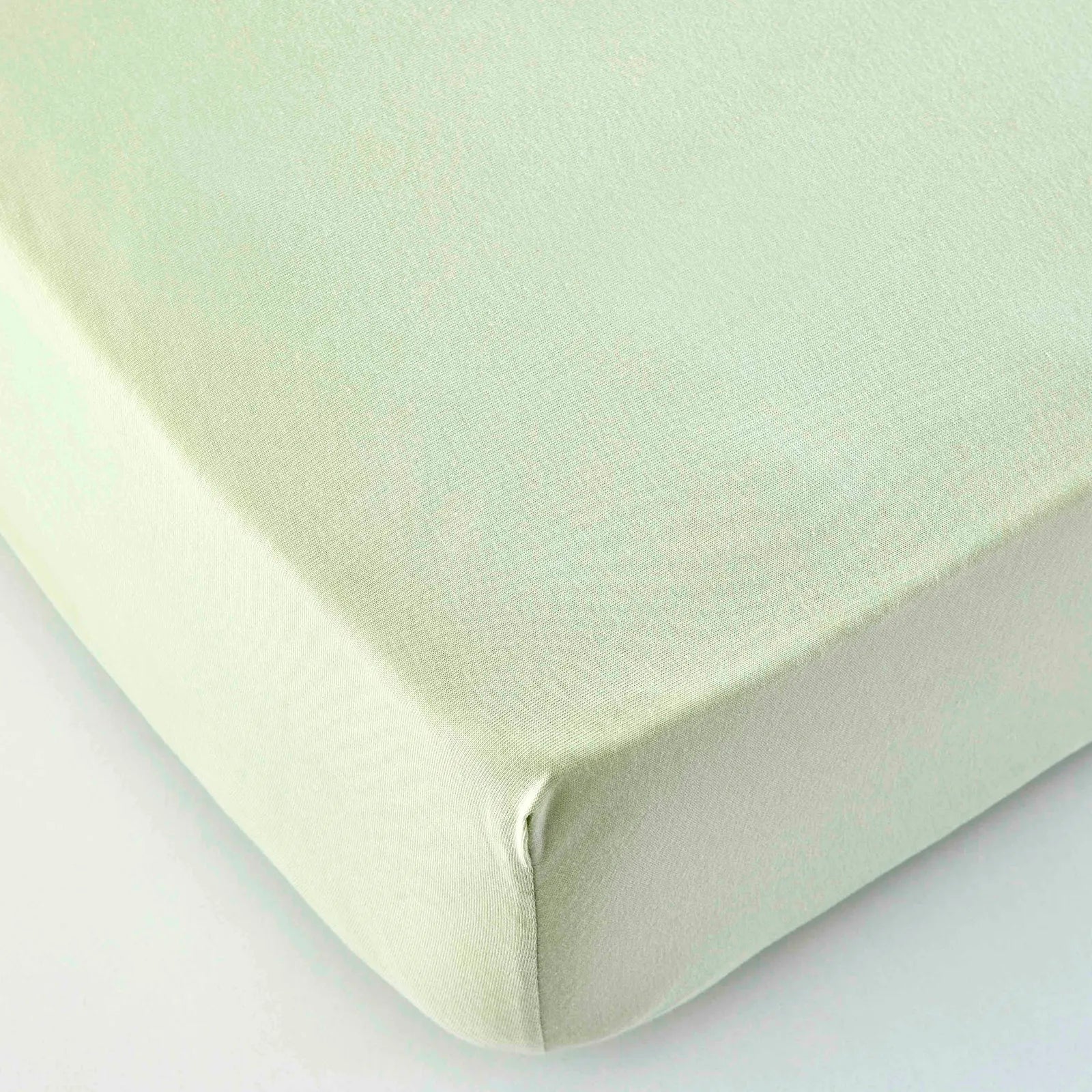 Draps-housse Karaca Home Jersey vert olive, 120x200 cm + 30 cm, certifié Oeko-Tex - Image 2