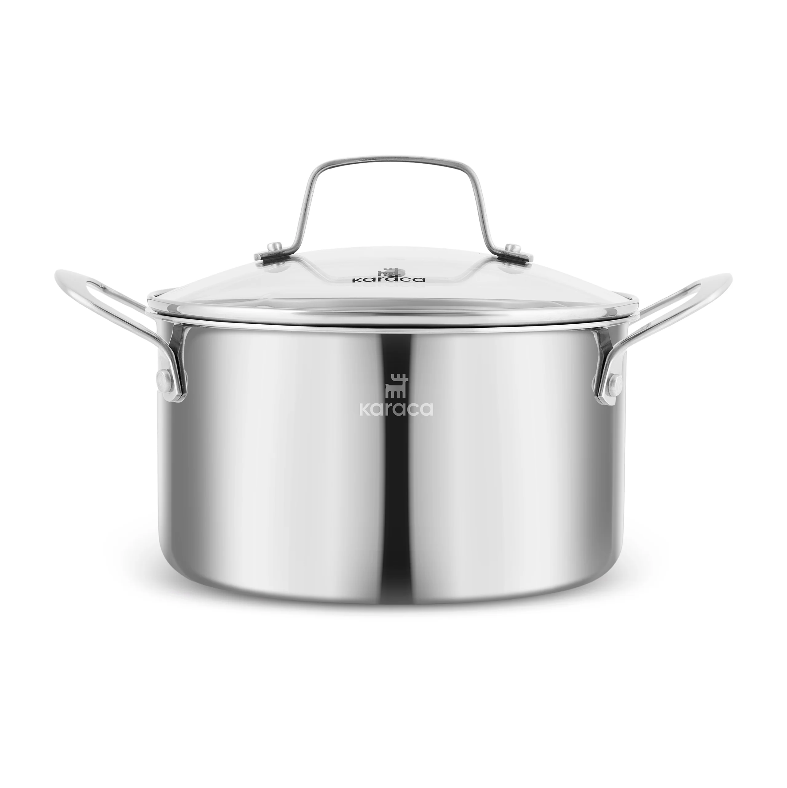 Ensemble de Casseroles Karaca Ceramica Steel 3Ply en Acier Inoxydable - Image 14