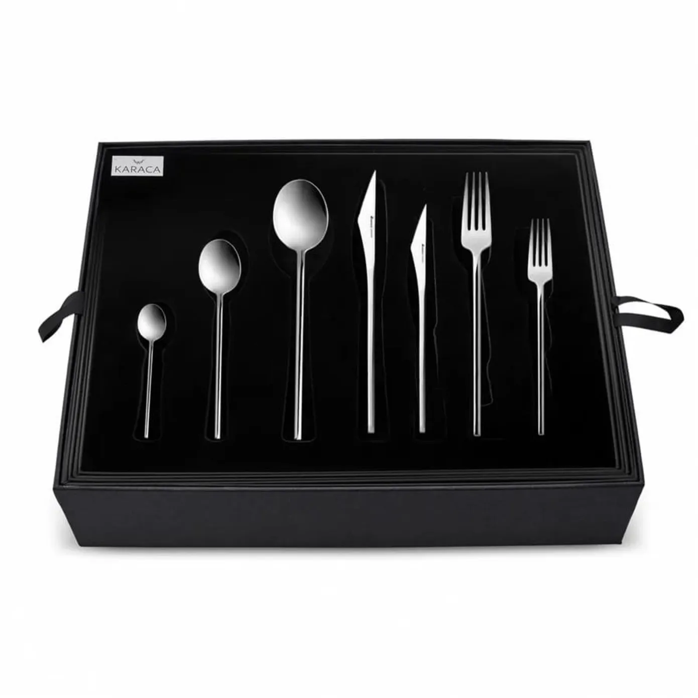 Ensemble de couverts Karaca Look Premium en acier 316+ pour 12 personnes, 84 pièces - Image 5