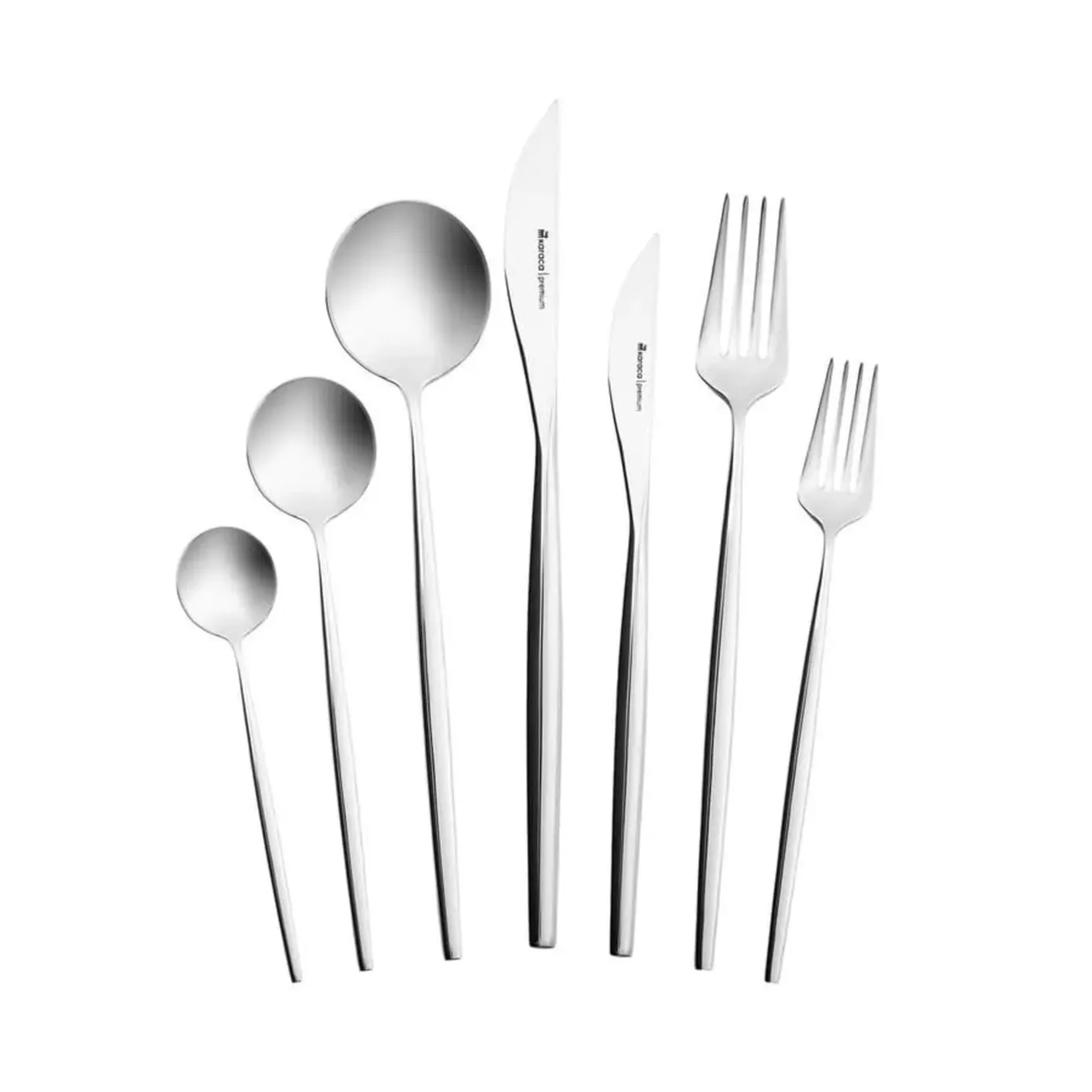 Ensemble de couverts Karaca Mild 316+ Premium pour 12 personnes avec coffret, 84 pièces - Image 7