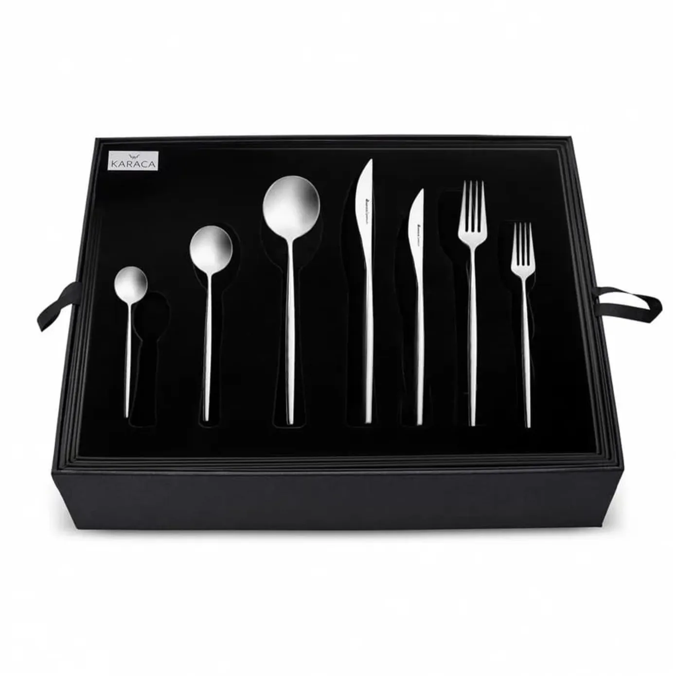 Ensemble de couverts Karaca Mild 316+ Premium pour 12 personnes avec coffret, 84 pièces - Image 8