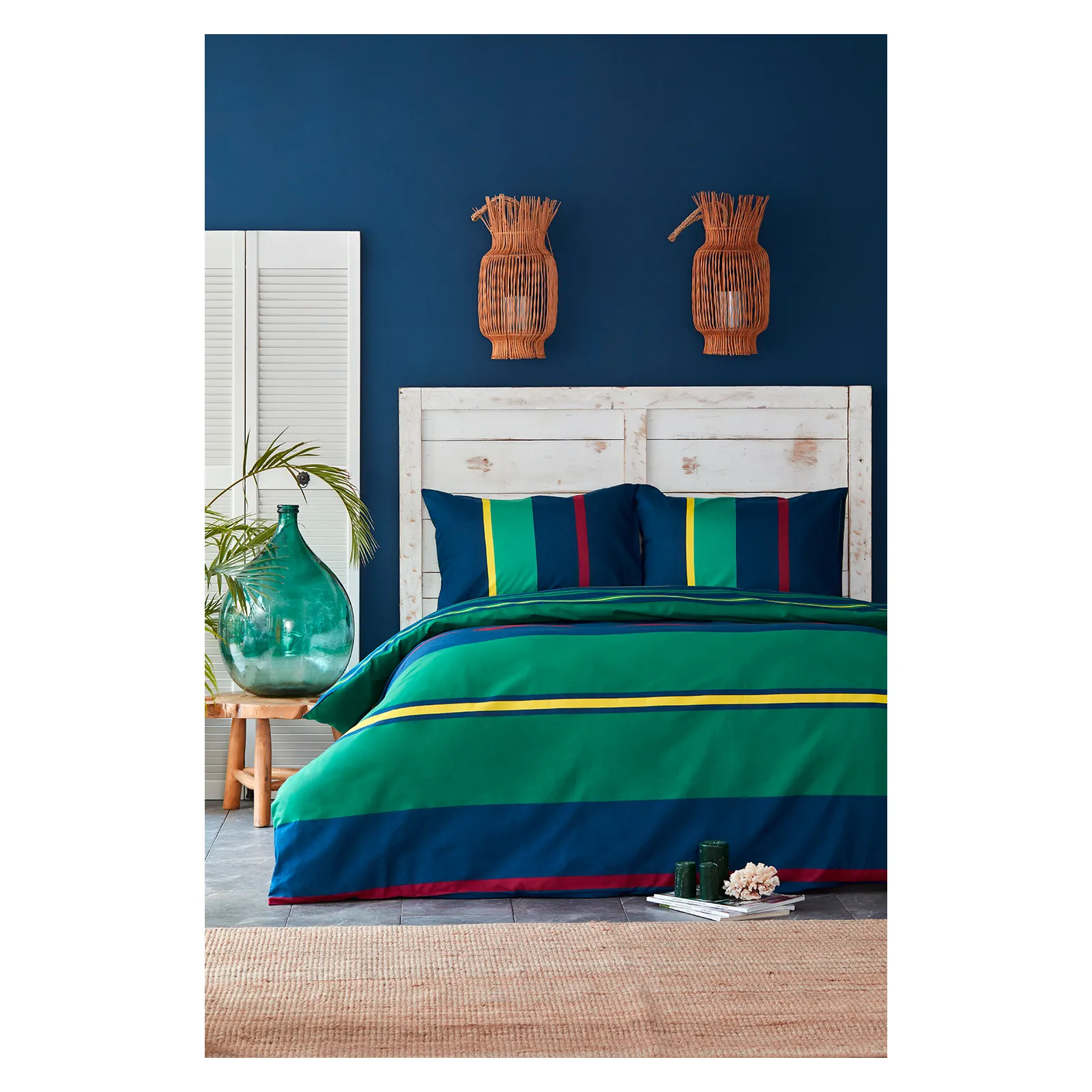 Ensemble de Housse de Couette Nautica Home Heritage Pour lit Double, 200x200 - Image 3