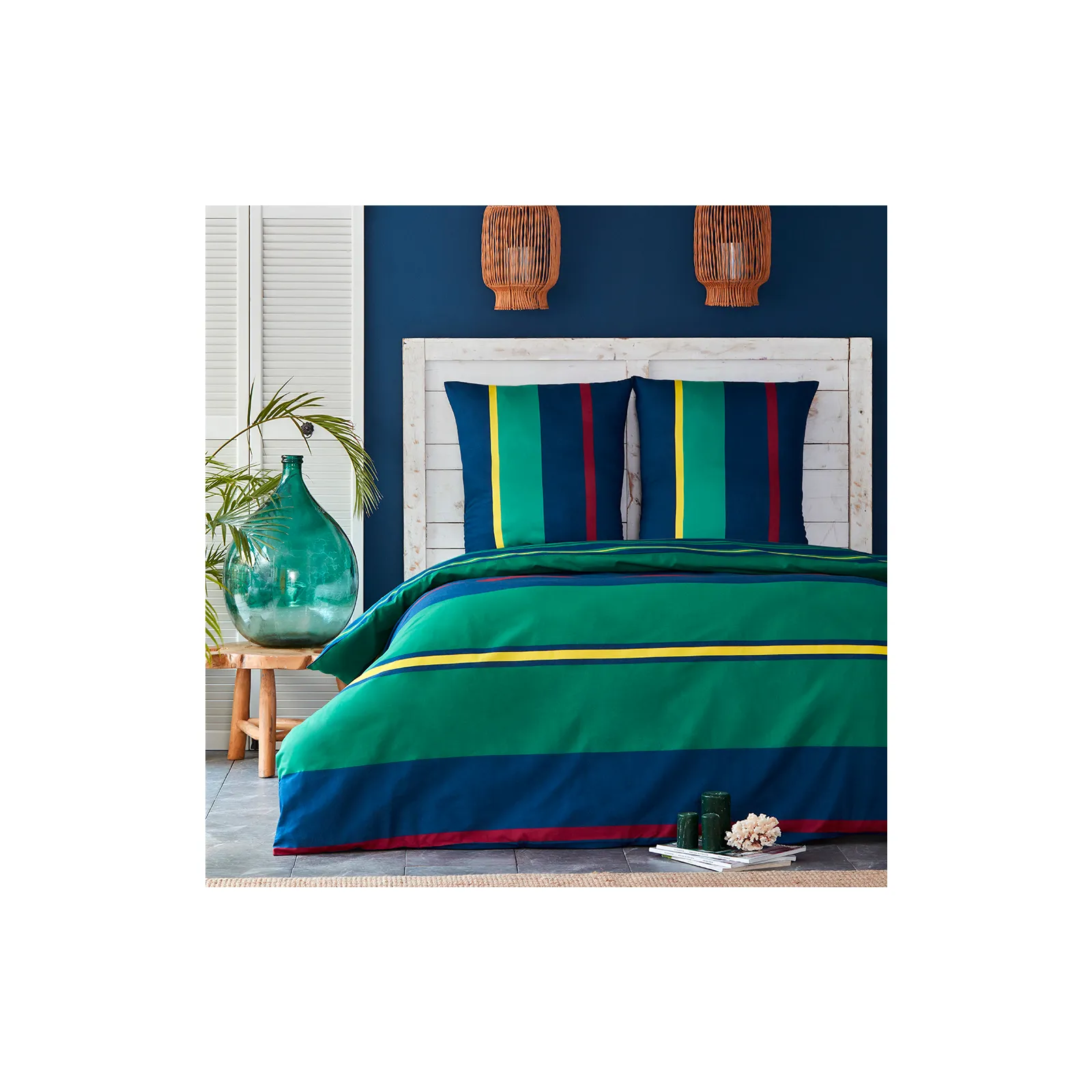 Ensemble de Housse de Couette Nautica Home Heritage Pour lit Double, 200x200 - Image 4