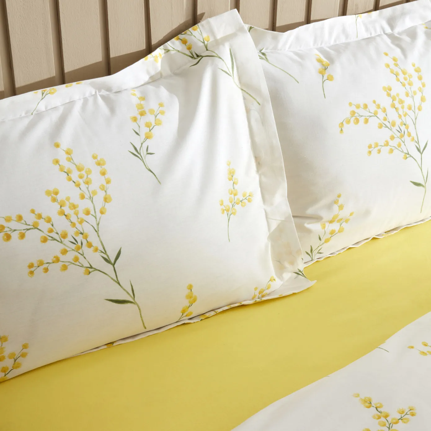 Ensemble de literie Karaca Home Loretta 100% Coton pour lit double, Jaune - Image 5