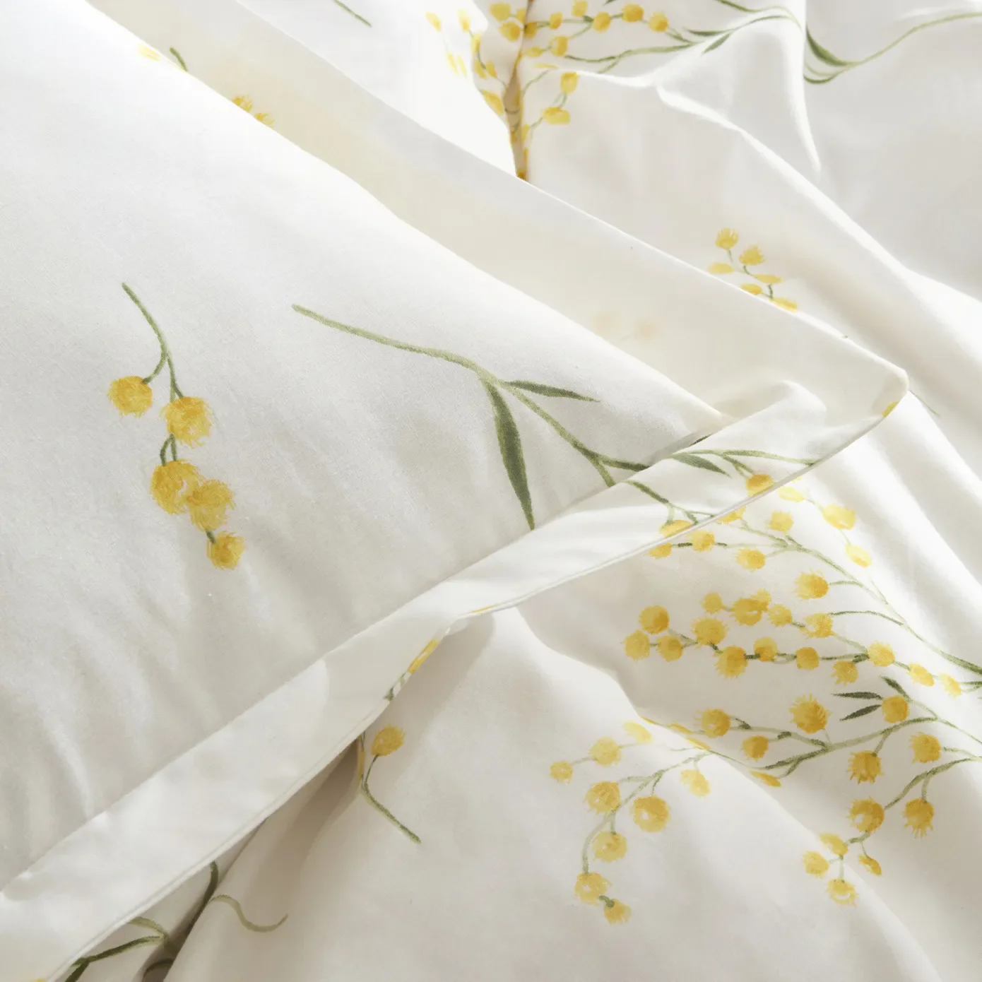 Ensemble de literie Karaca Home Loretta 100% Coton pour lit double, Jaune - Image 7