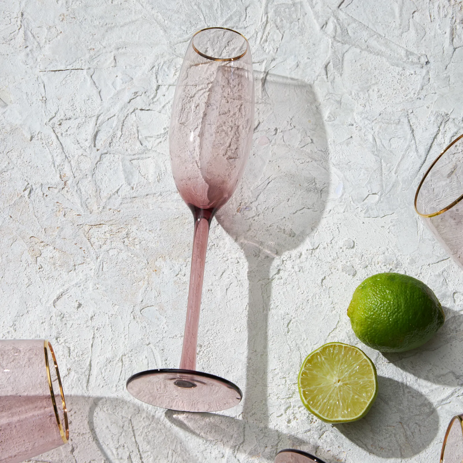 Flûte à champagne Karaca Azalea, 220 ml, violet - Image 3