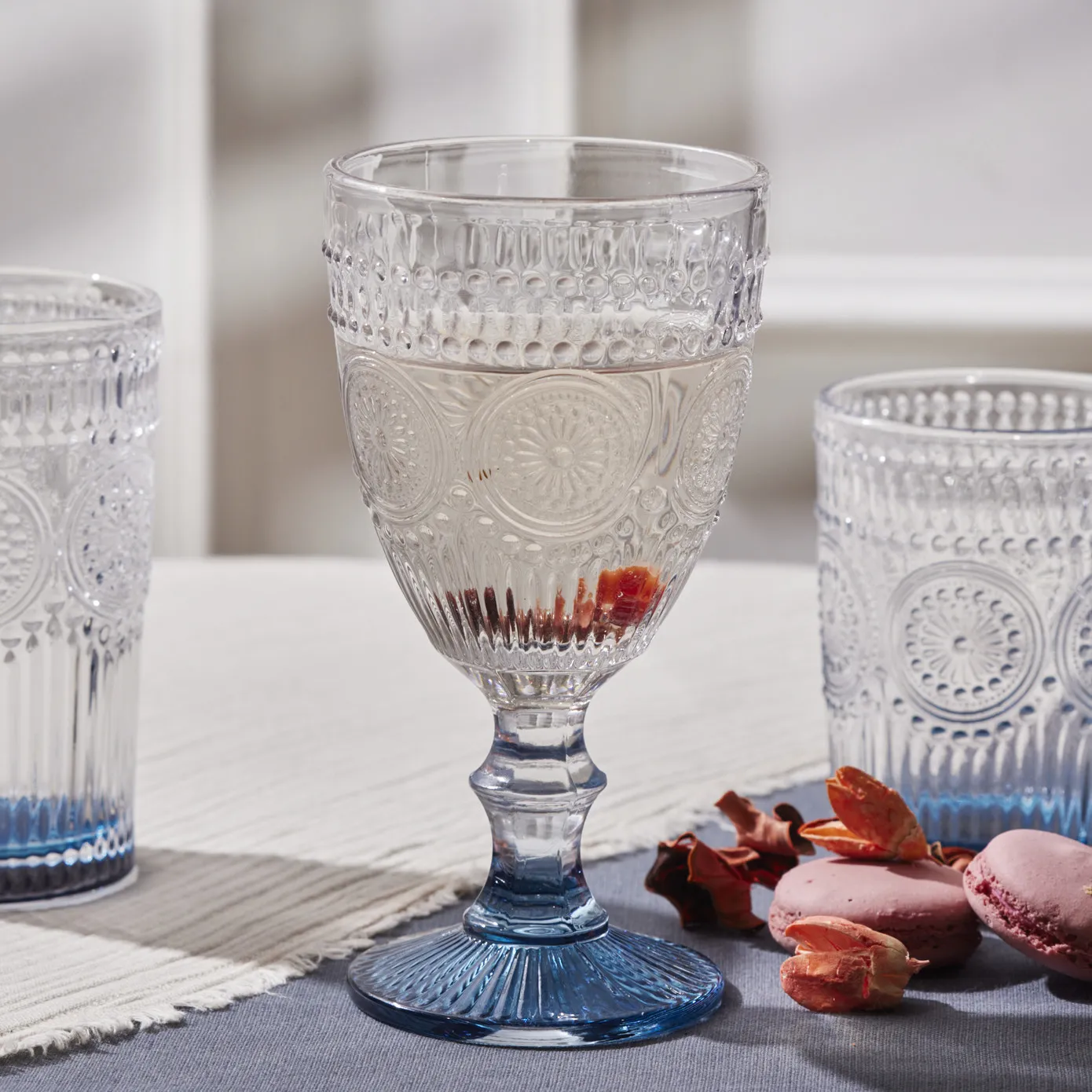Goblet Karaca Sunflower, bleu - Image 2
