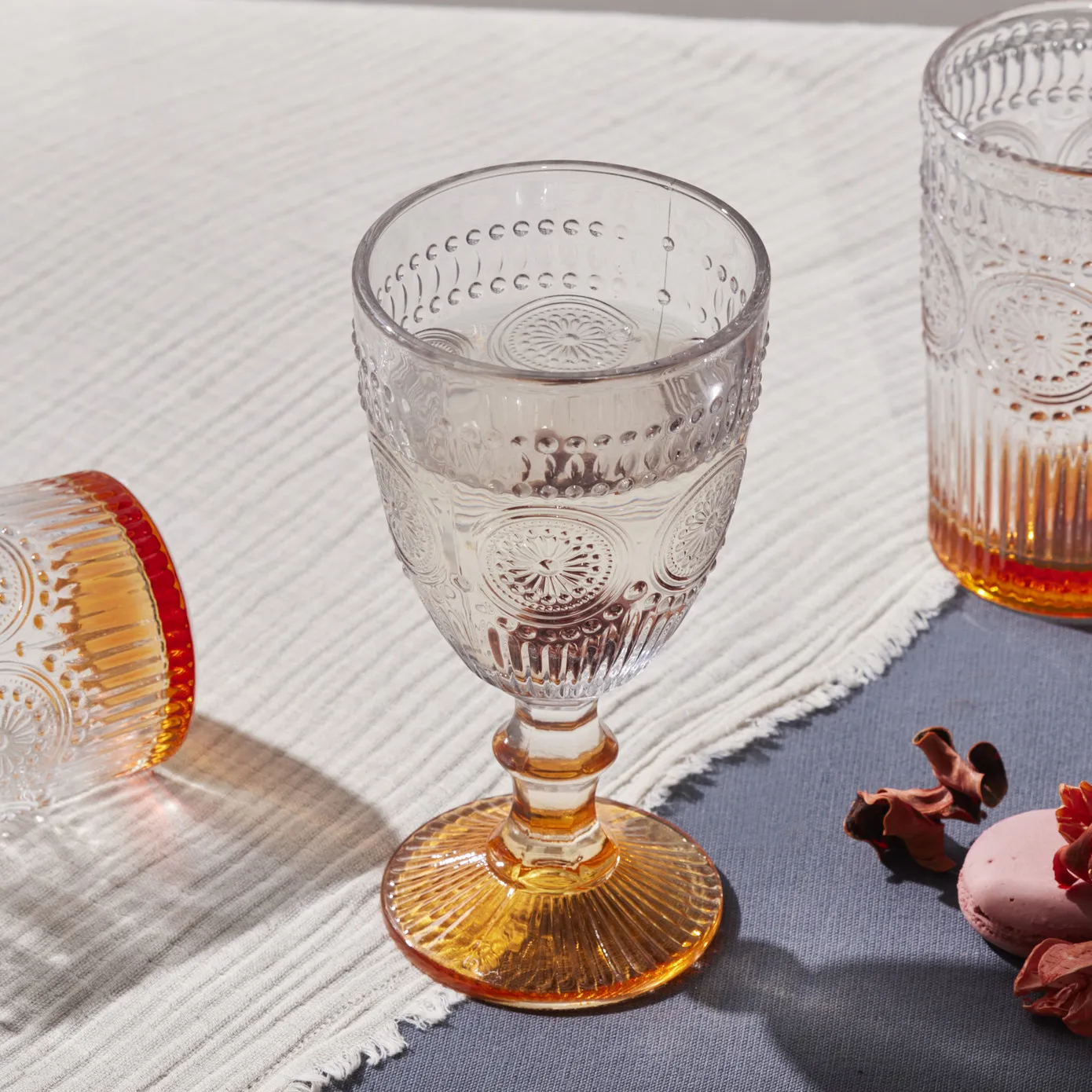 Goblet Karaca Sunflower, orange - Image 2