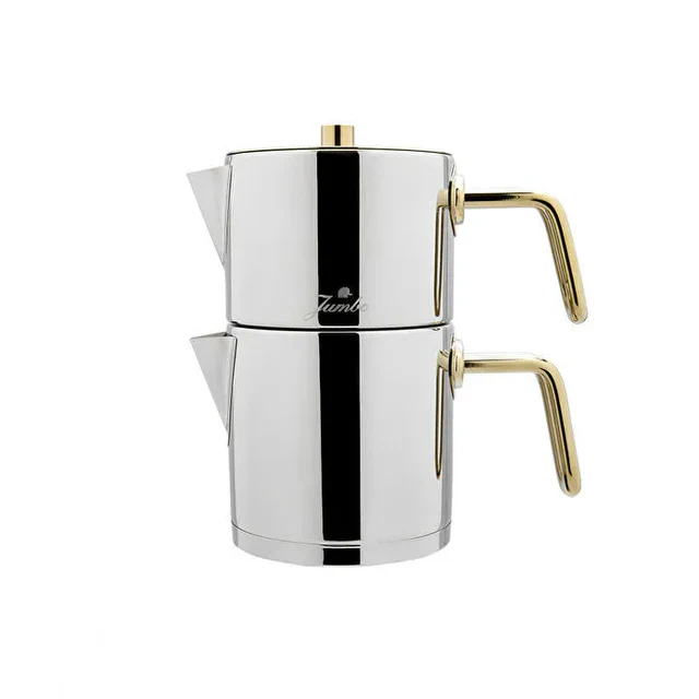 Jumbo Metalix Titanyum Gold Théière avec Fond Induction, Taille Midi - Image 3