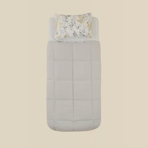 Karaca Leaf – Ensemble couette une personne gris 155 x 220 + 50 x 70 - Image 5