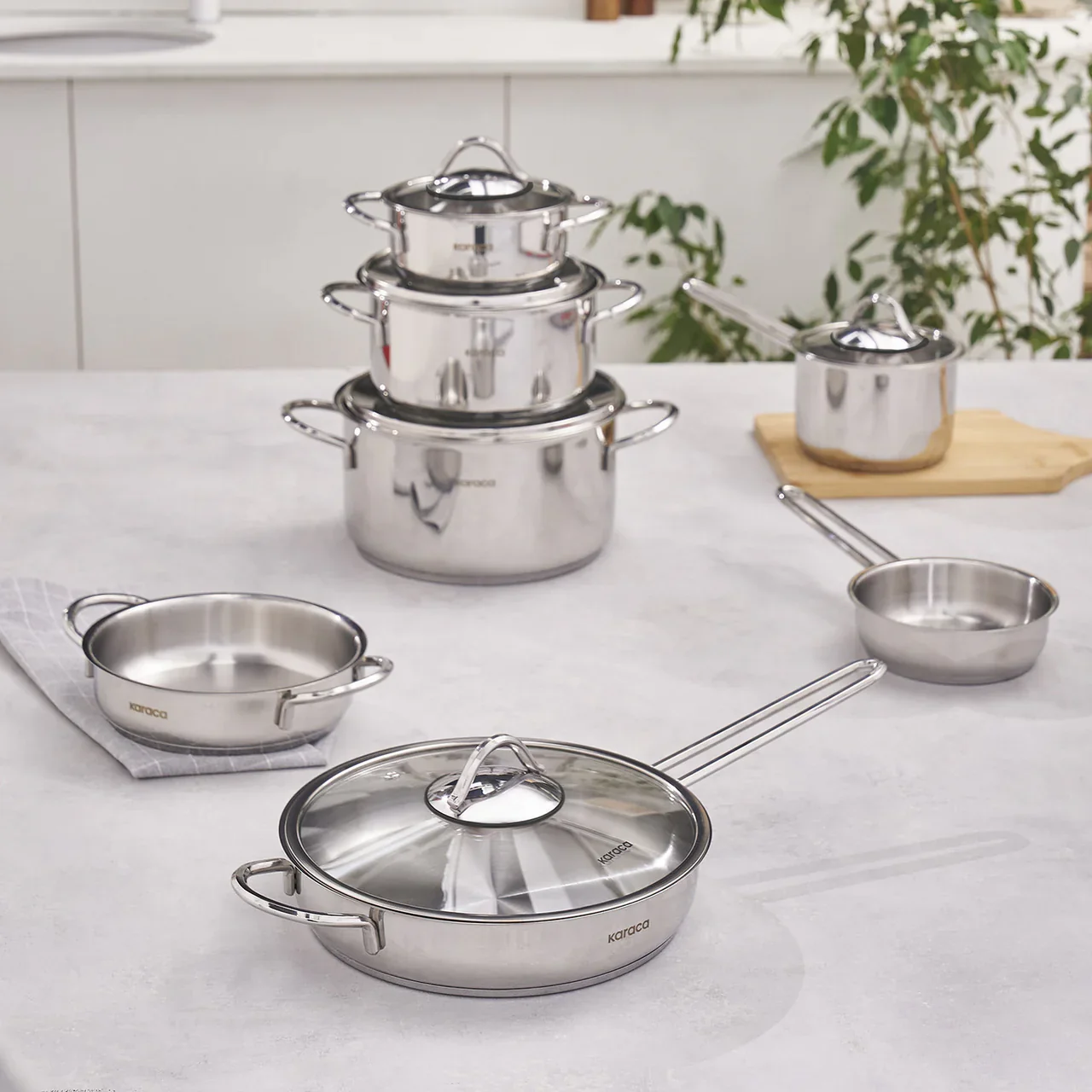 Ensemble de Cuisson en Acier Karaca Ada 12 Pièces V2 - Image 6