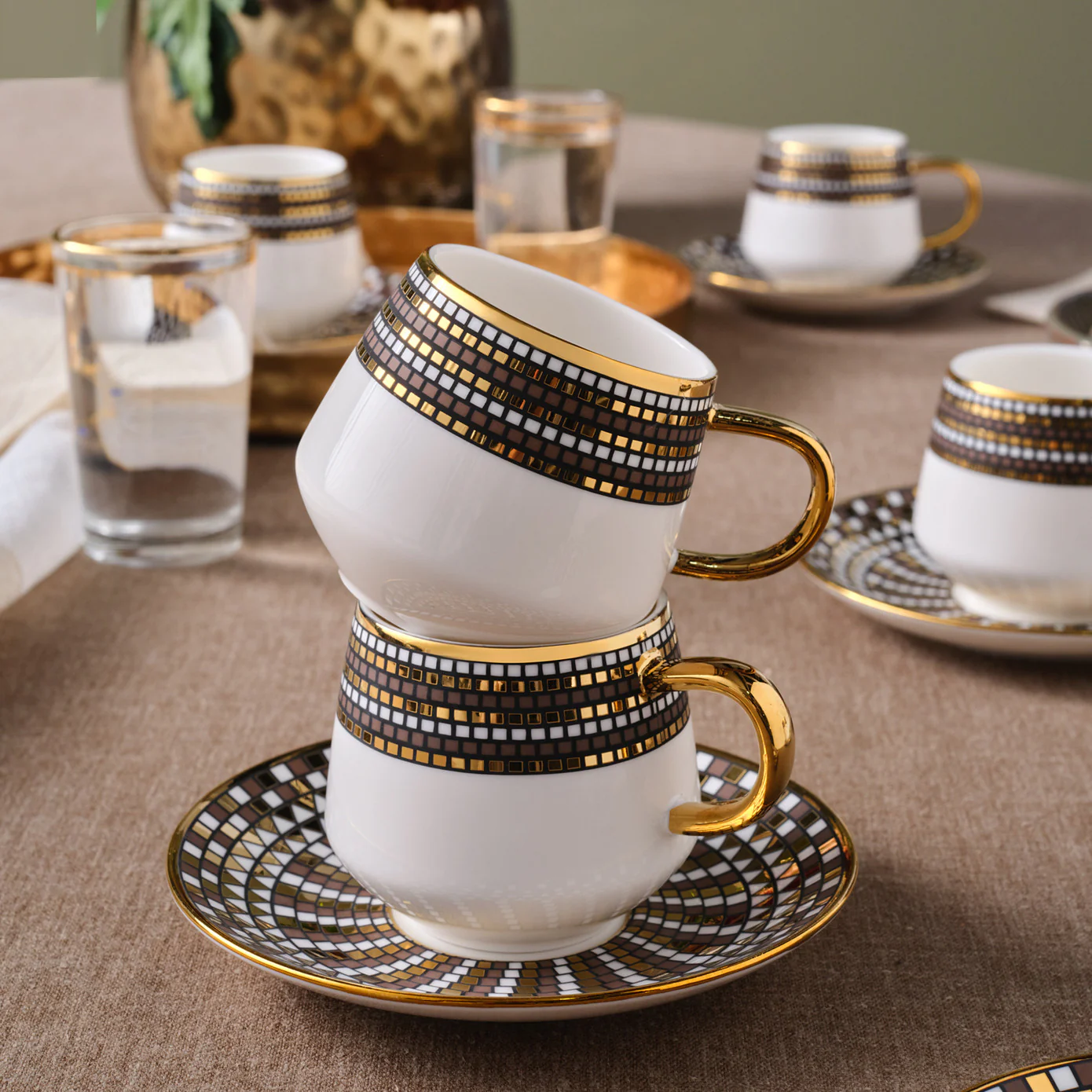 Karaca Belgin, Service de Tasses à Café pour 6 personnes, 90ML - Image 3