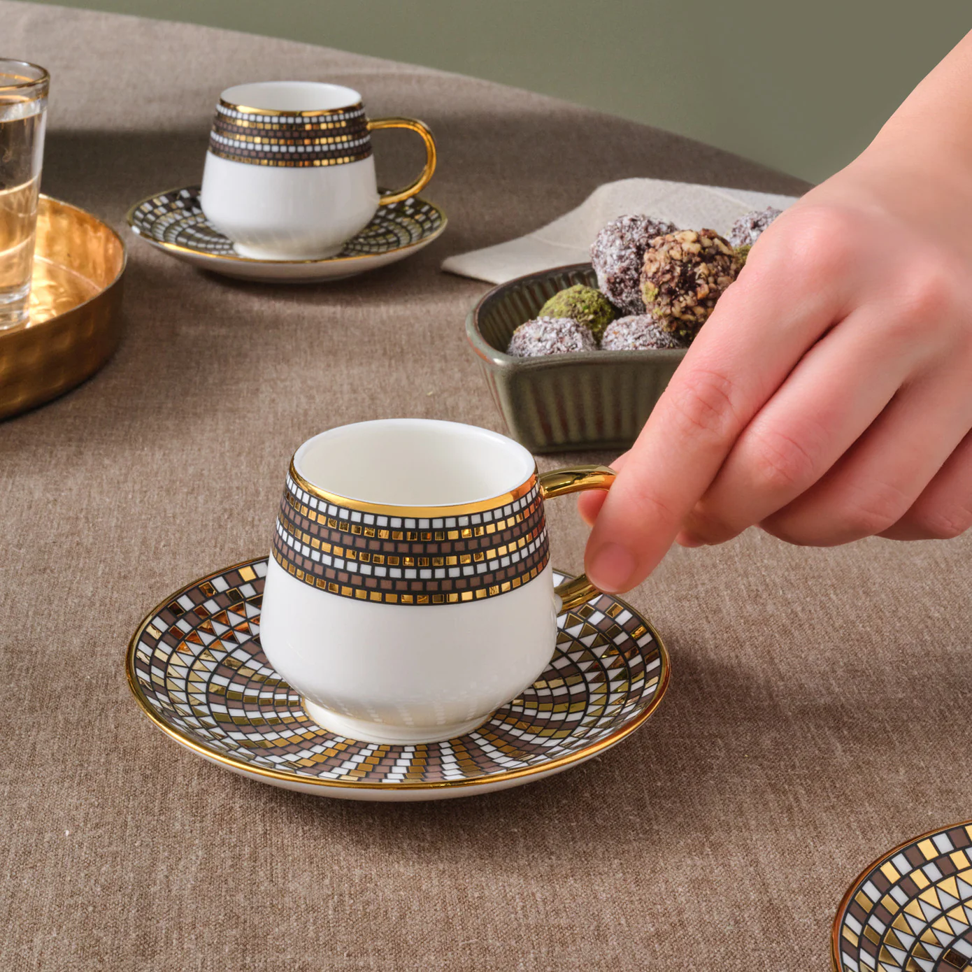 Karaca Belgin, Service de Tasses à Café pour 6 personnes, 90ML - Image 4