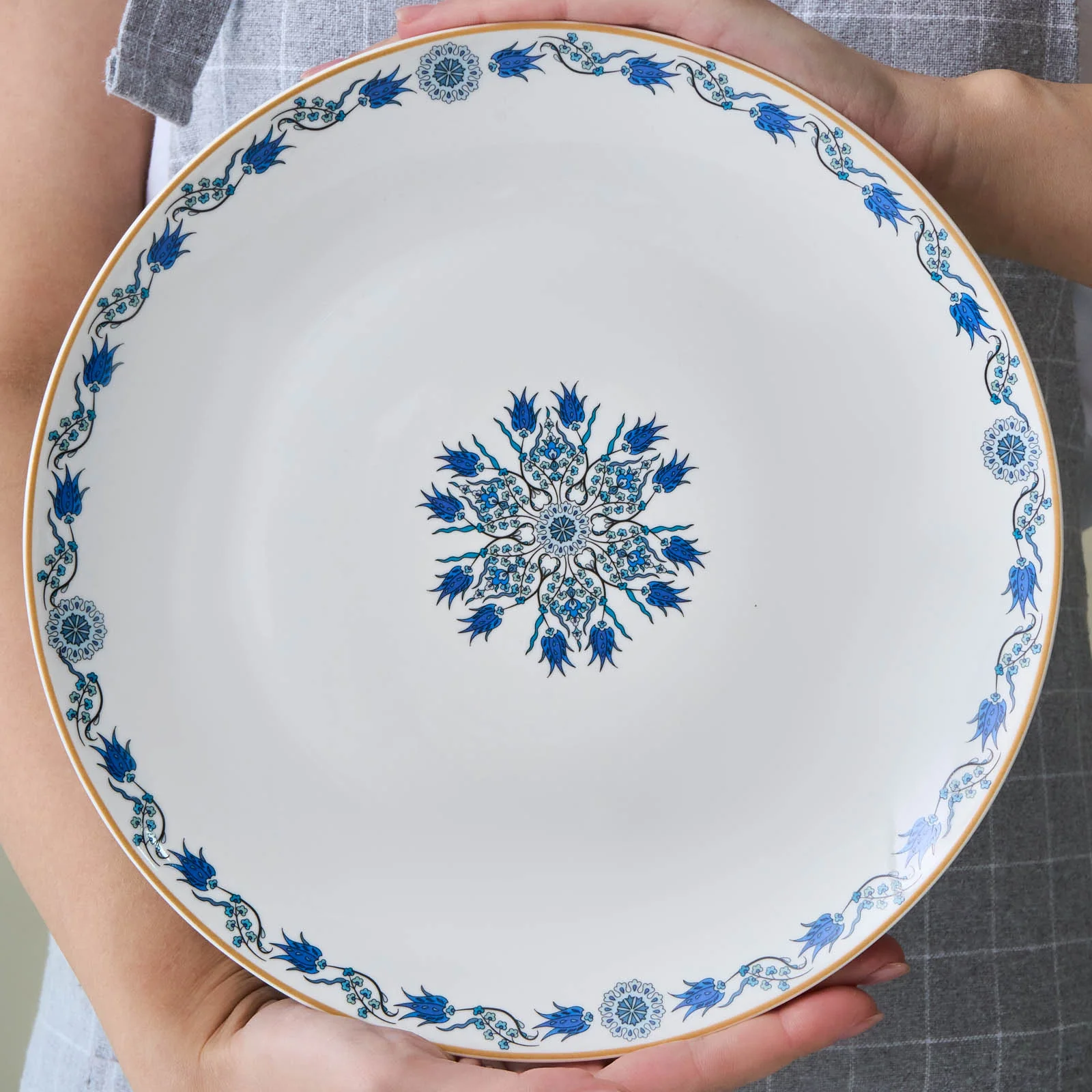 Karaca Bone China İznik Service 26 pièces pour 6 personnes, Multicolore - Image 4