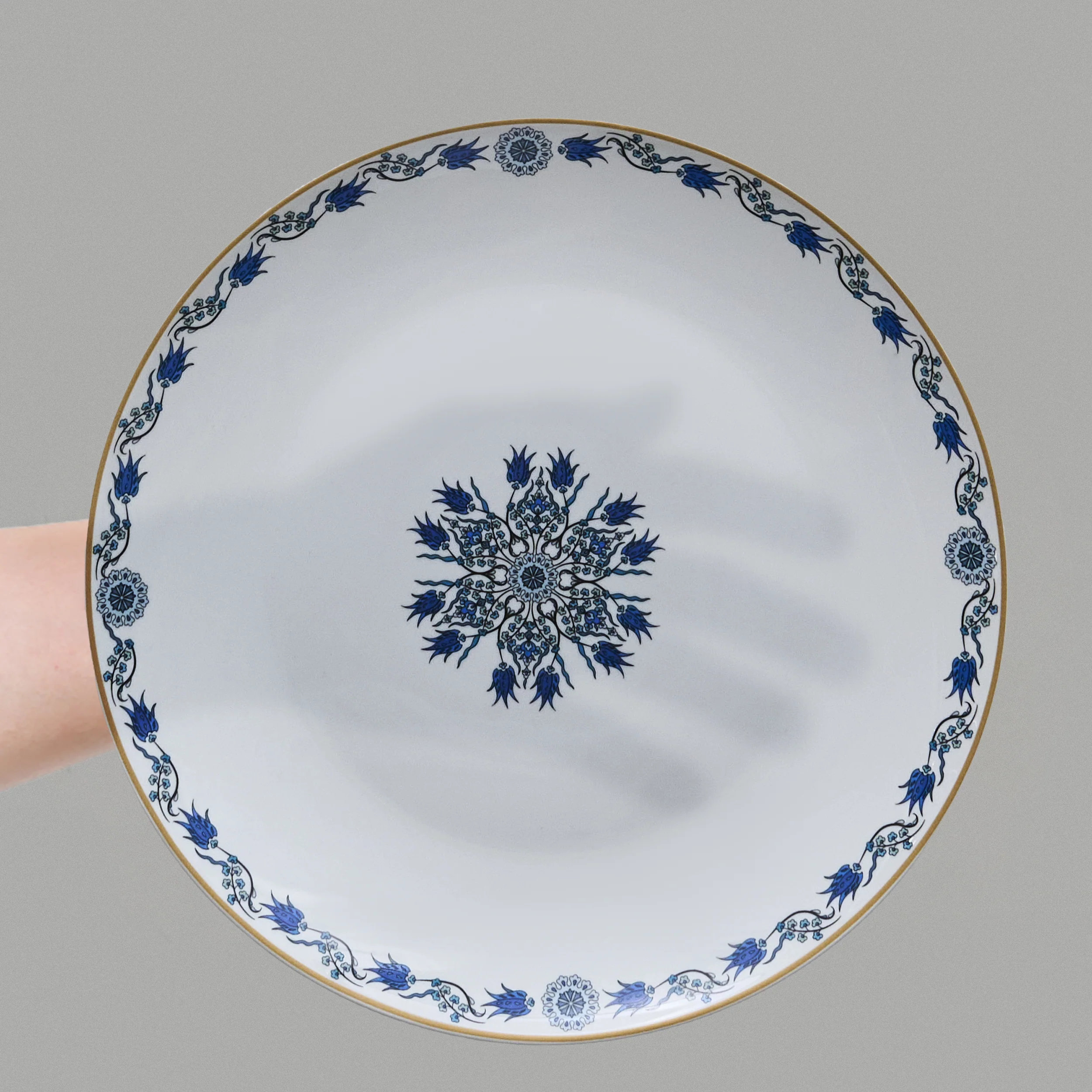 Karaca Bone China İznik Service 26 pièces pour 6 personnes, Multicolore - Image 5