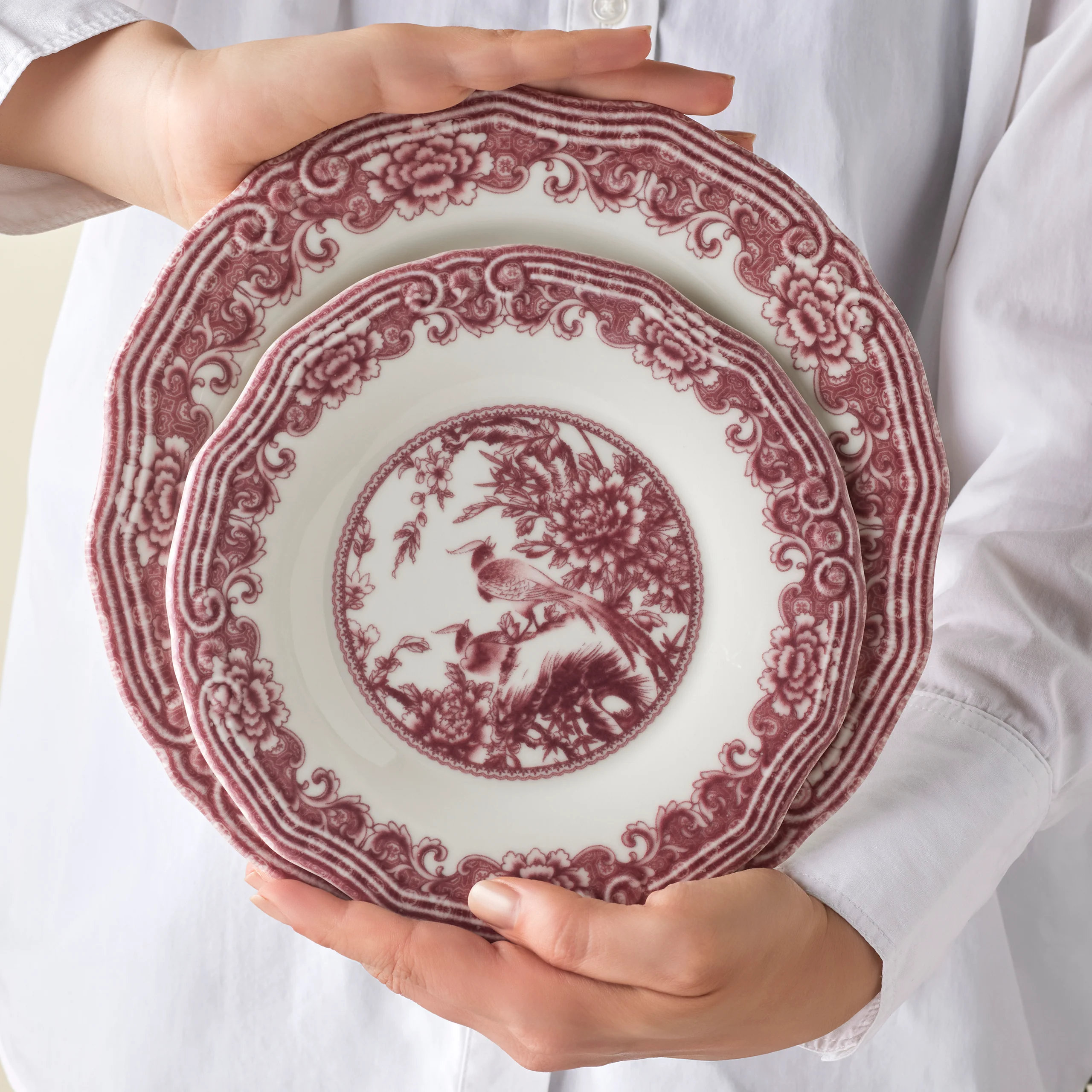 Karaca Bone China Rosie Service de Table 24 Pièces pour 6 Personnes, Multicolore - Image 15