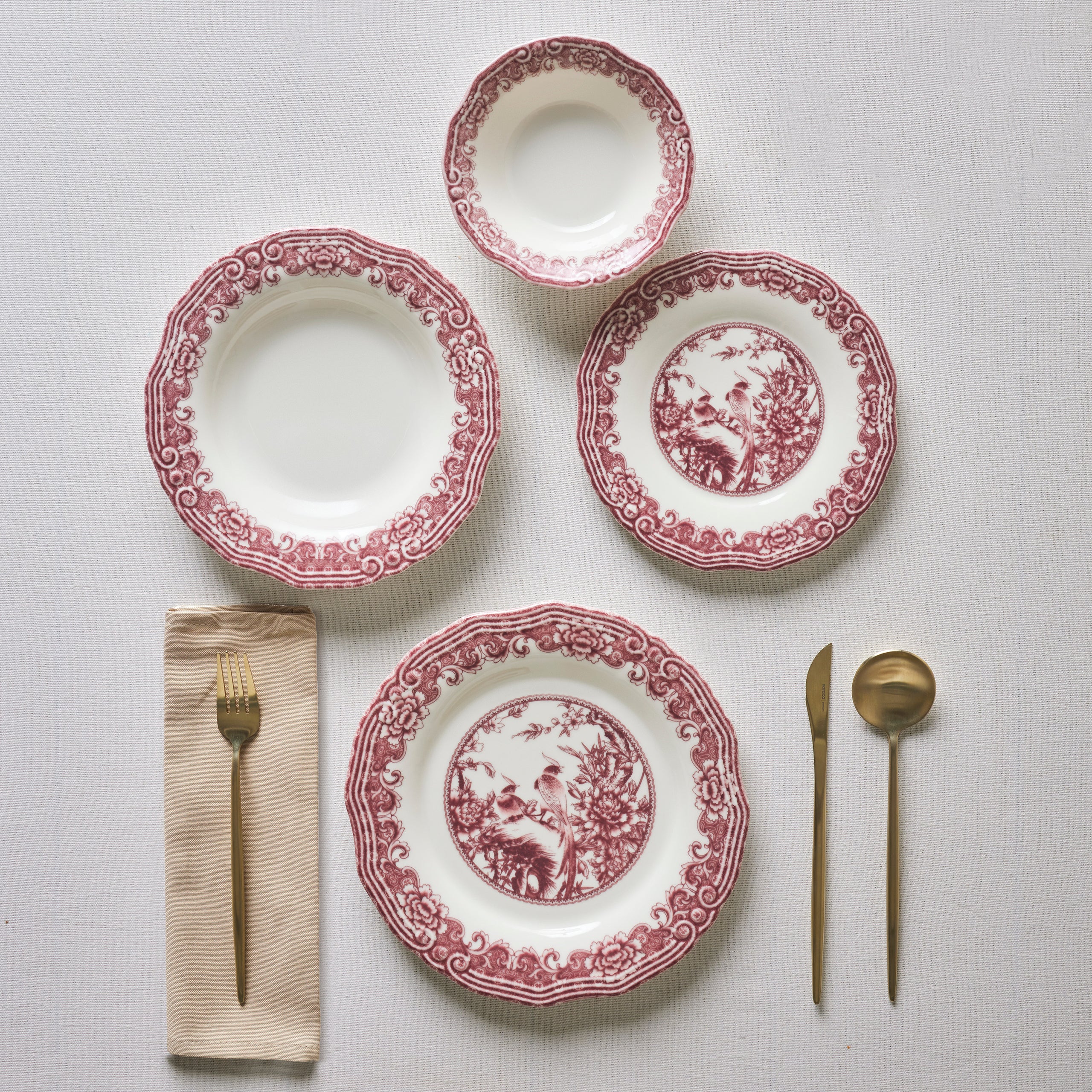 Karaca Bone China Rosie Service de Table 24 Pièces pour 6 Personnes, Multicolore - Image 18