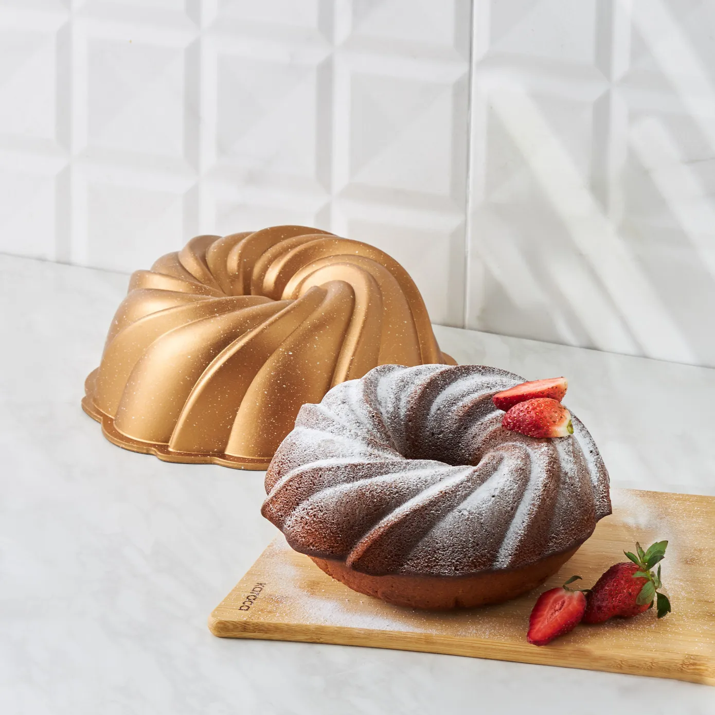 KARACA CAKE PRO PARE GOLD MOULE À GÂTEAU EN FONTE