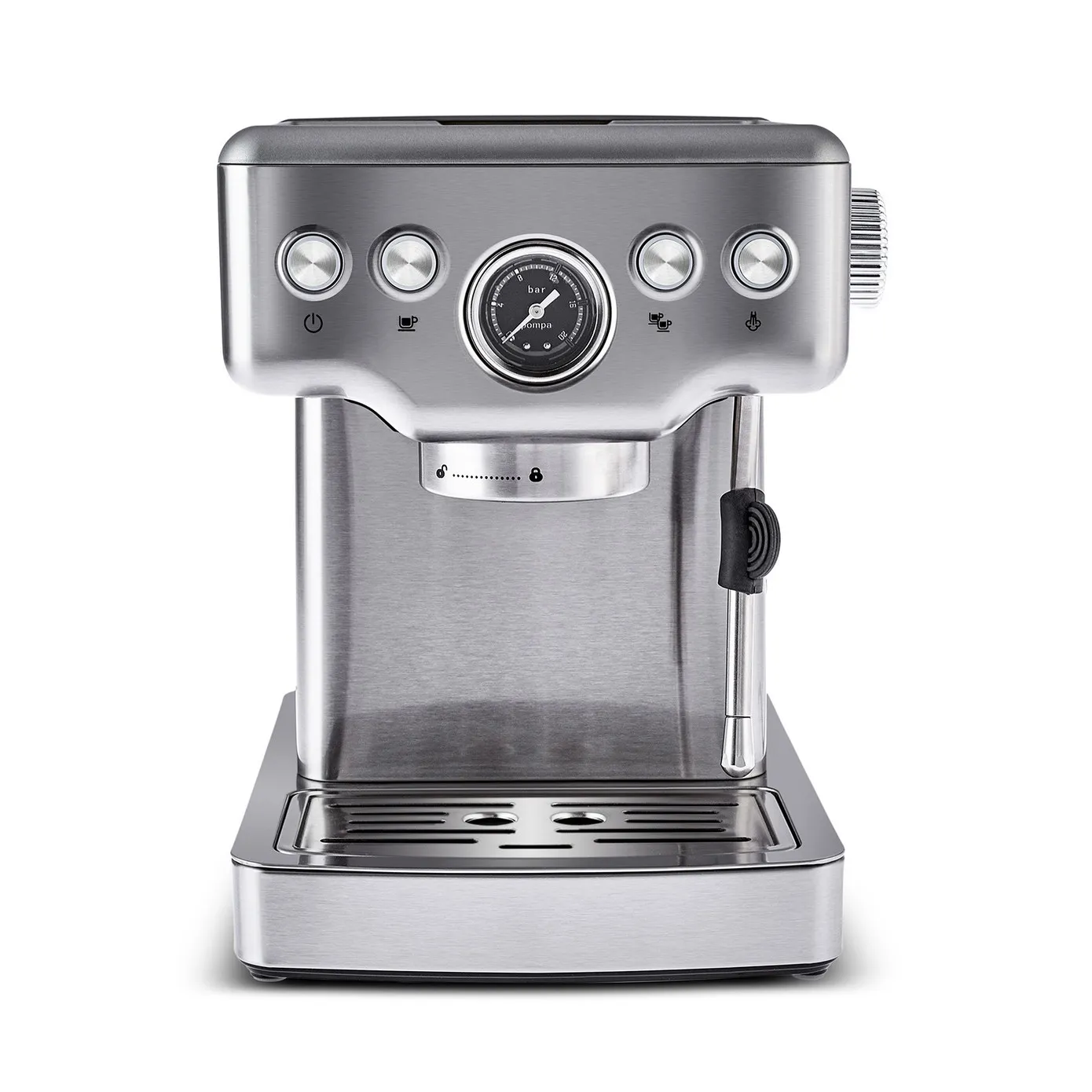 Machine à Café Karaca Coffee Art 1353 pour Espresso, Latte, Cappuccino, Americano avec Mousseur à Lait, 20 Bars de Pression, 1,8L Inox - Image 8
