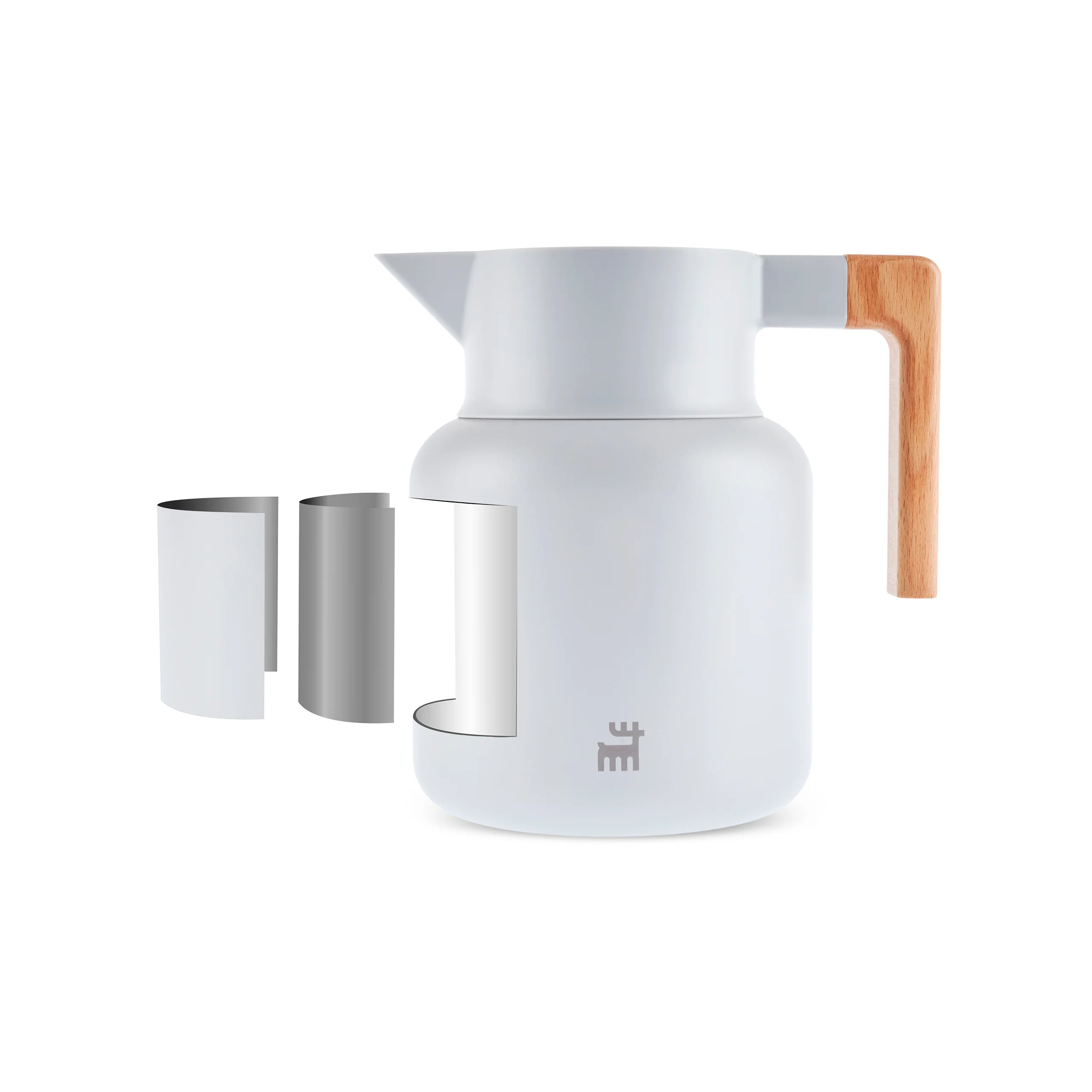 Karaca Corelock Bouteille Isotherme en Acier Inoxydable, 1,6 L, Gris Clair - Image 5
