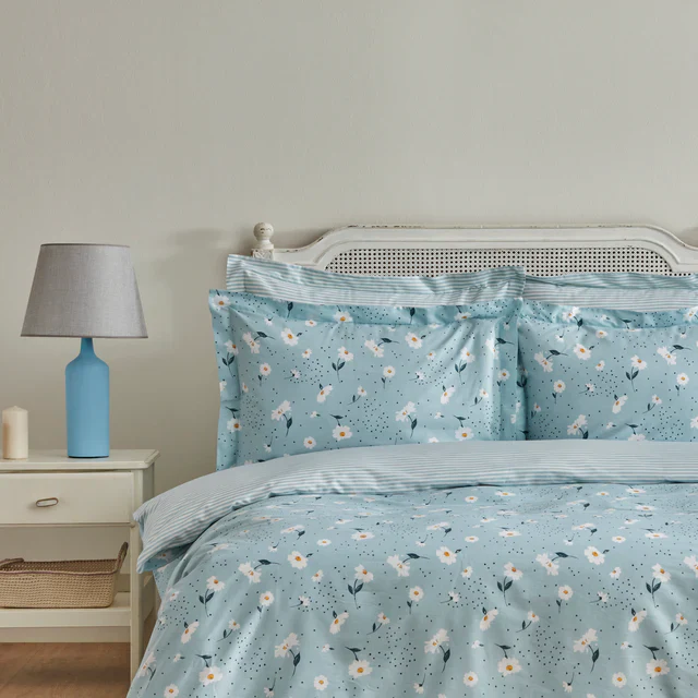 Karaca Daisy Housse de Couette 100% Coton Simple Taille, Menthe - Image 4